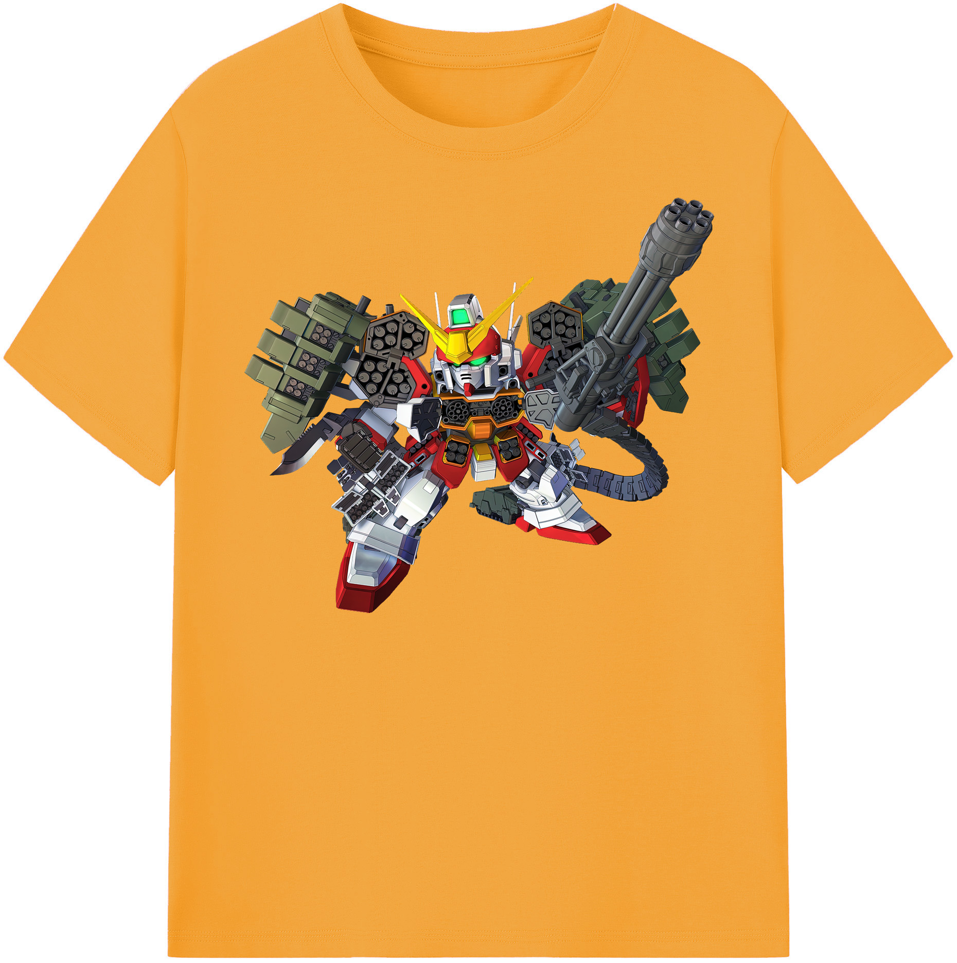 （画像用） 機動戦士ガンダム Mobile Suit Gundam レディースカジュアルプリントTシャツ（綿100％）