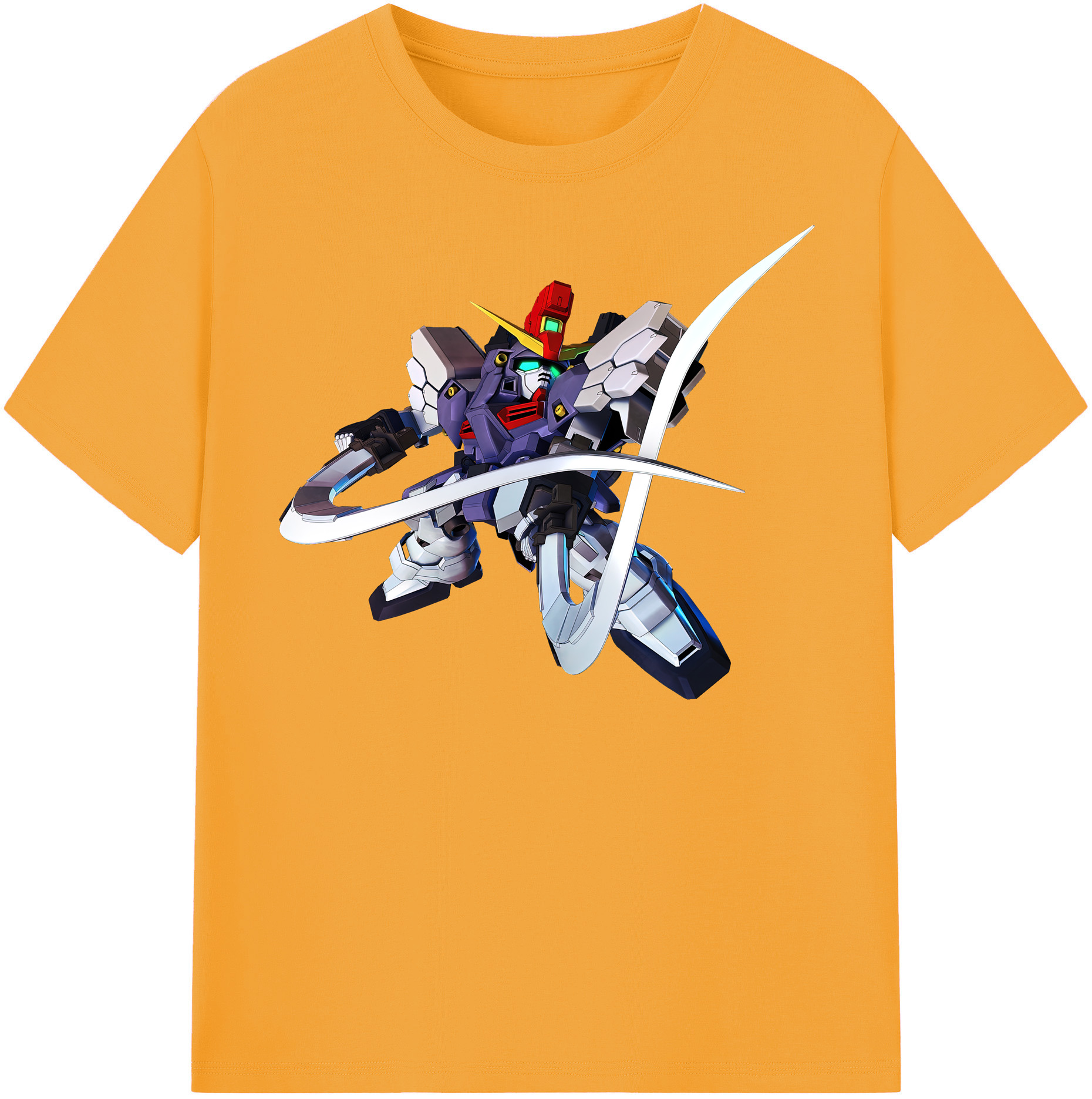 （画像用） 機動戦士ガンダム Mobile Suit Gundam レディースカジュアルプリントTシャツ（綿100％）
