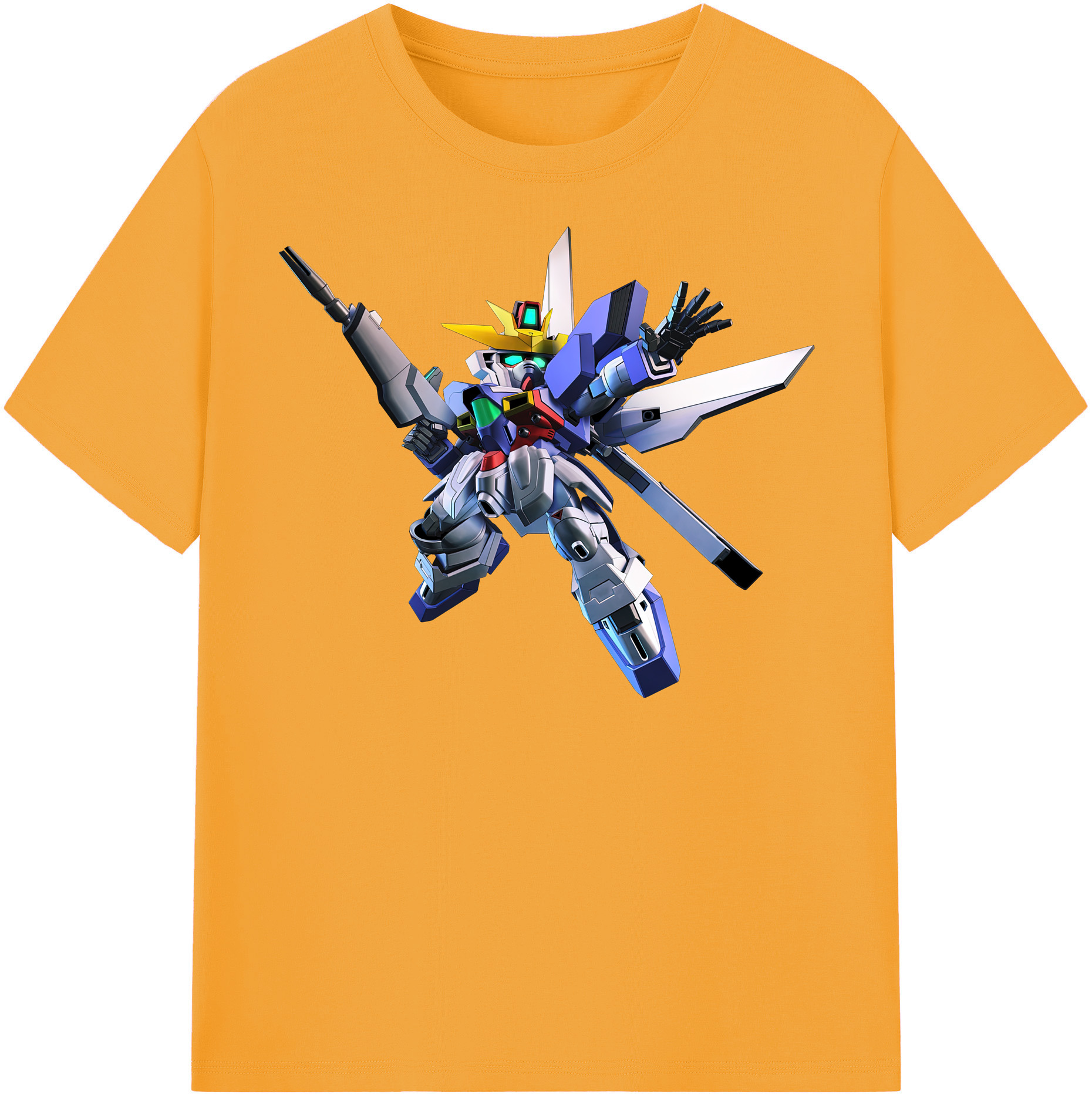 （画像用） 機動戦士ガンダム Mobile Suit Gundam レディースカジュアルプリントTシャツ（綿100％）