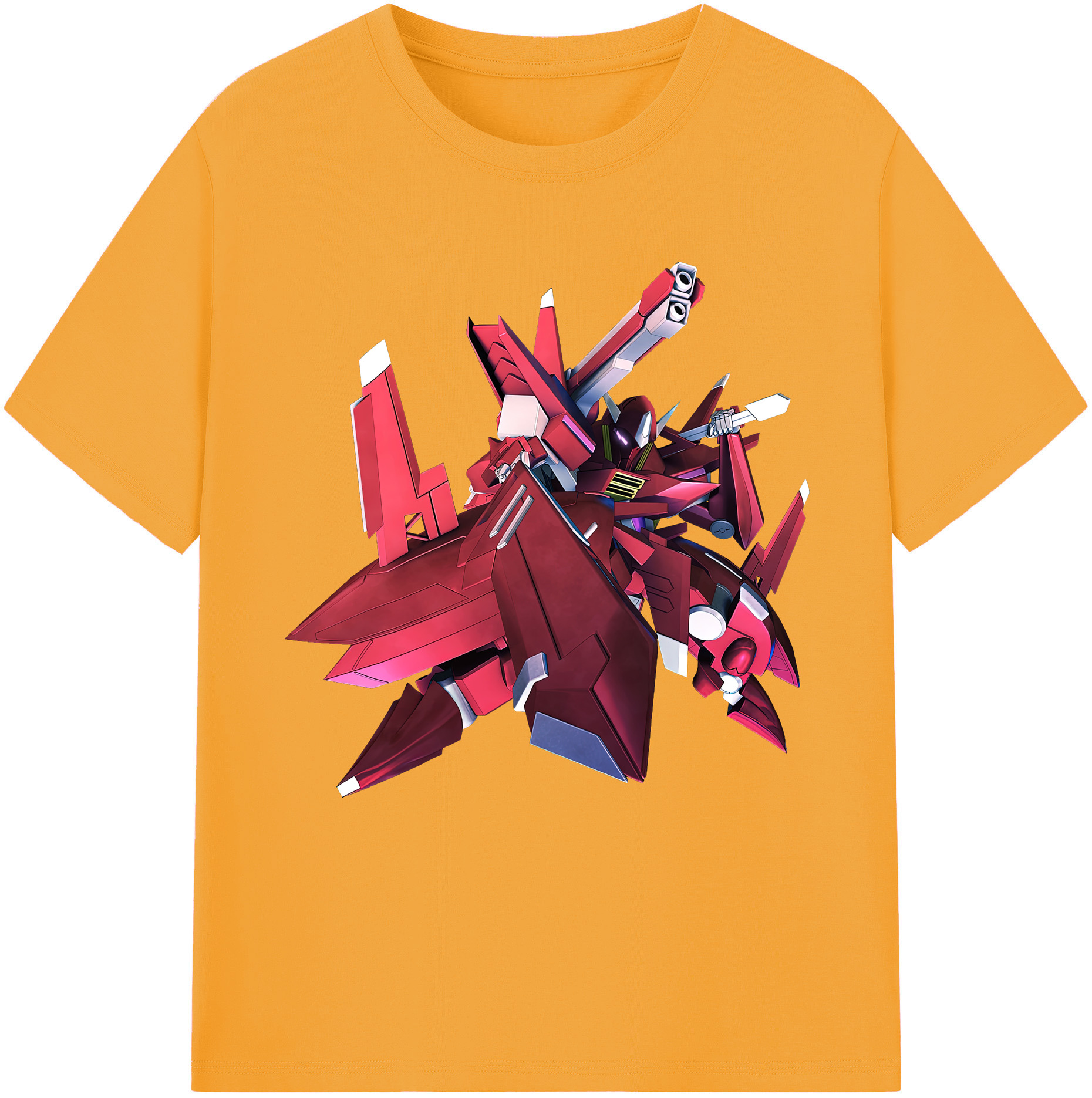 （画像用） 機動戦士ガンダム Mobile Suit Gundam レディースカジュアルプリントTシャツ（綿100％）