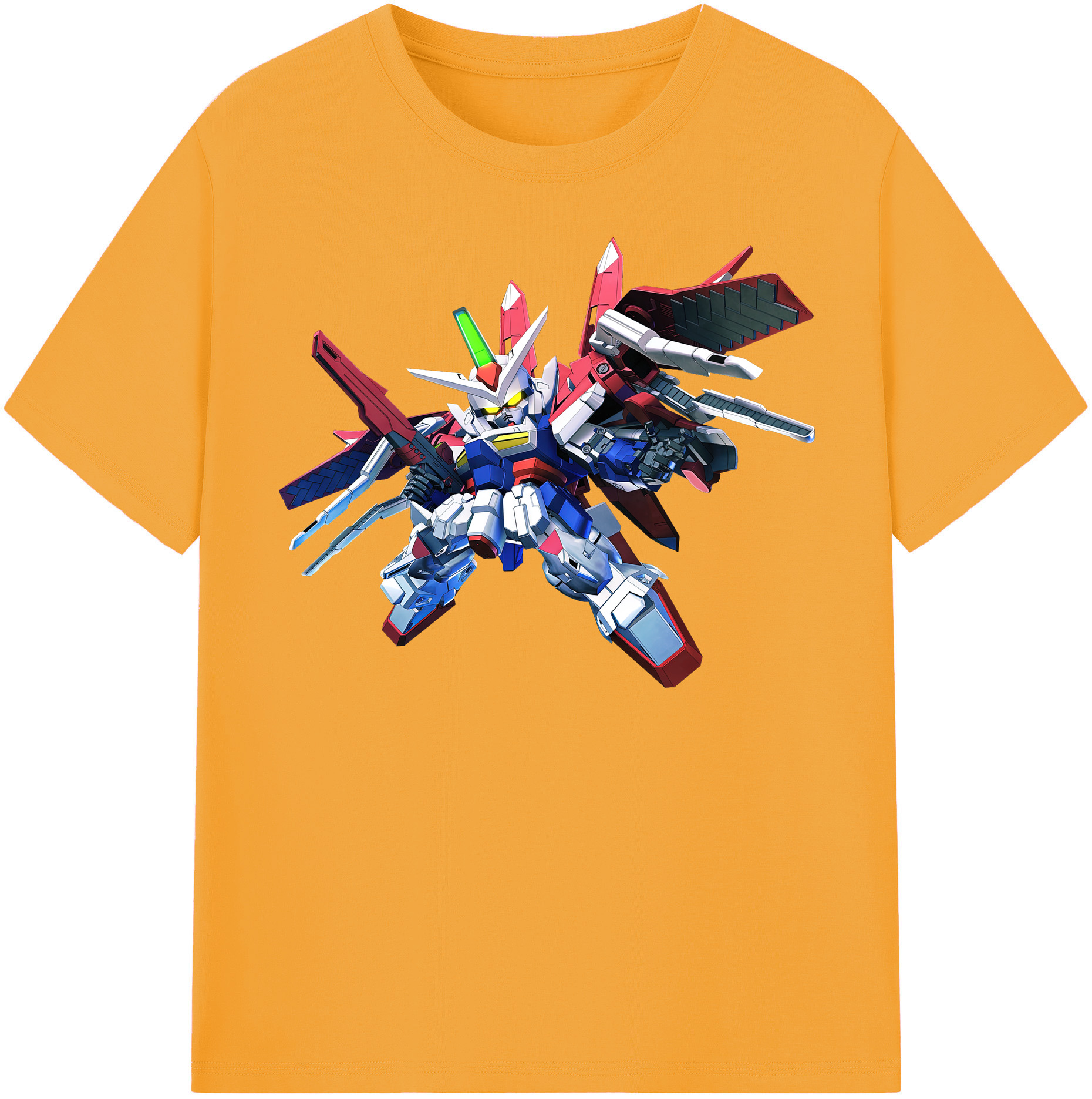 （画像用） 機動戦士ガンダム Mobile Suit Gundam レディースカジュアルプリントTシャツ（綿100％）