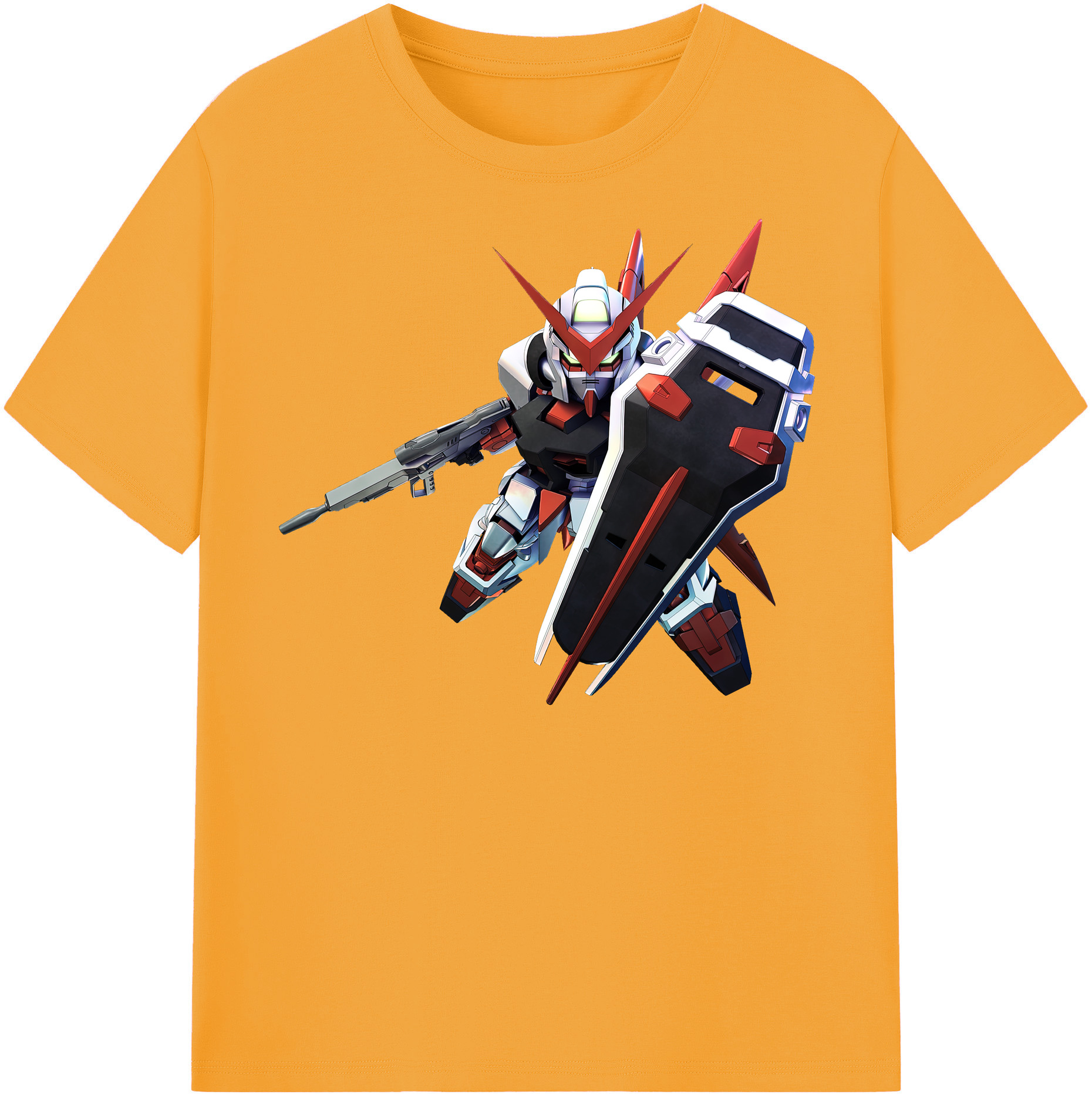 （画像用） 機動戦士ガンダム Mobile Suit Gundam レディースカジュアルプリントTシャツ（綿100％）