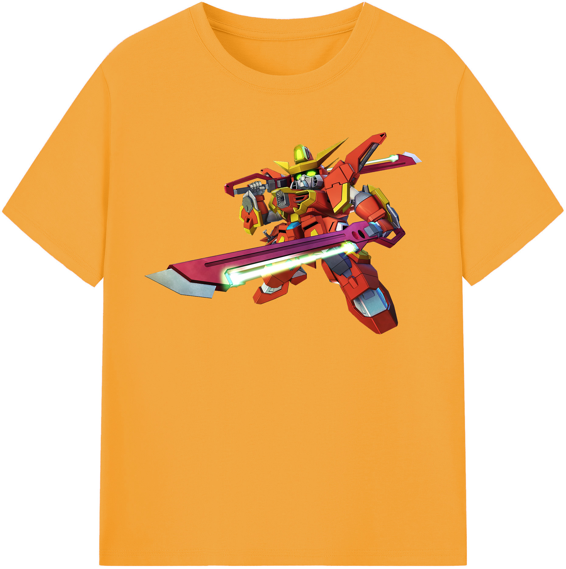 （画像用） 機動戦士ガンダム Mobile Suit Gundam レディースカジュアルプリントTシャツ（綿100％）