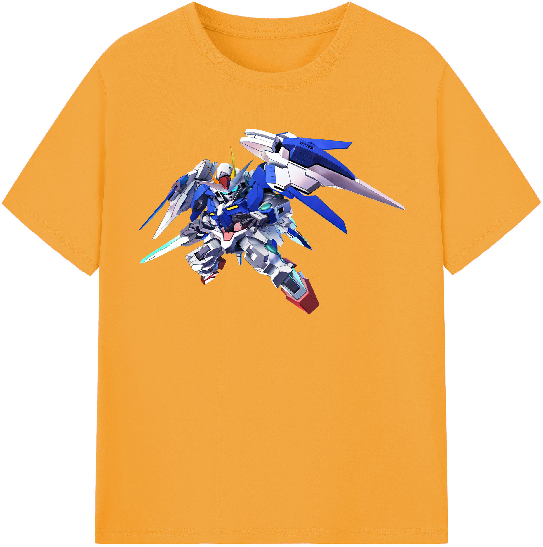 （画像用） 機動戦士ガンダム Mobile Suit Gundam レディースカジュアルプリントTシャツ（綿100％）