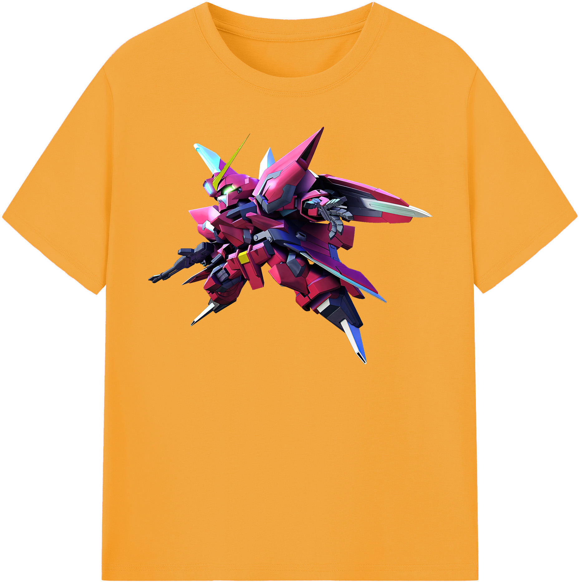 （画像用） 機動戦士ガンダム Mobile Suit Gundam レディースカジュアルプリントTシャツ（綿100％）