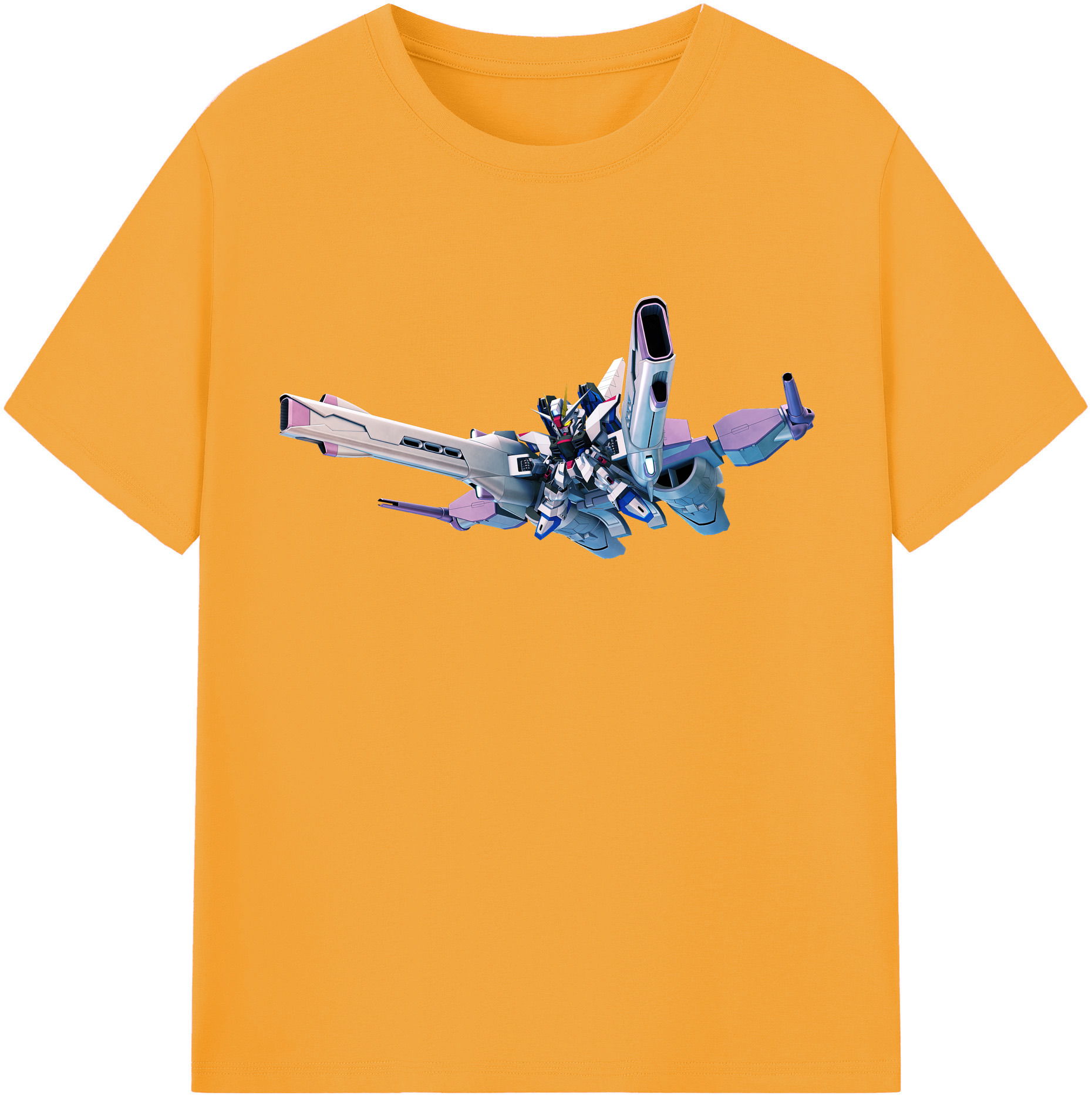 （画像用） 機動戦士ガンダム Mobile Suit Gundam レディースカジュアルプリントTシャツ（綿100％）