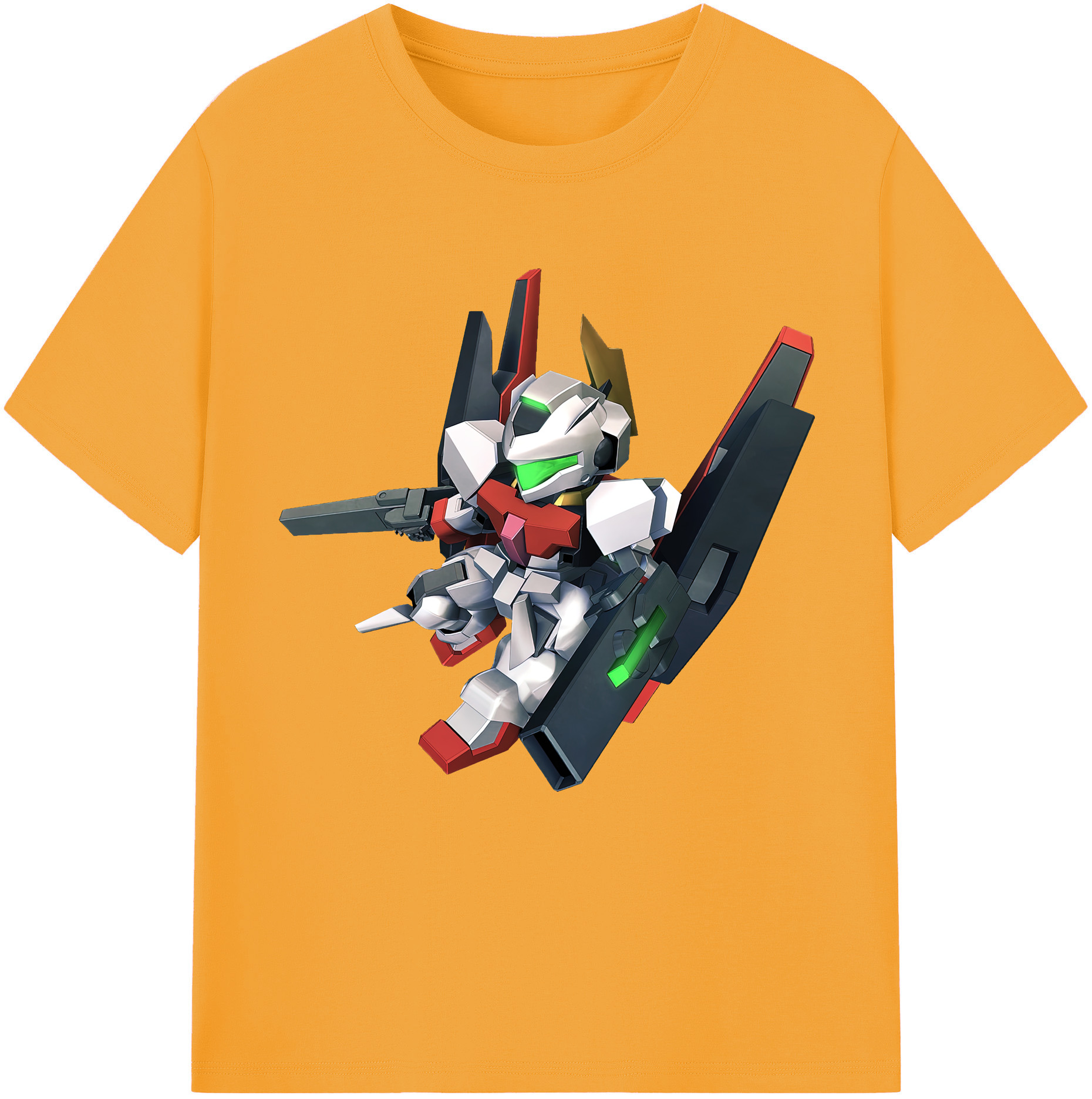 （画像用） 機動戦士ガンダム Mobile Suit Gundam レディースカジュアルプリントTシャツ（綿100％）