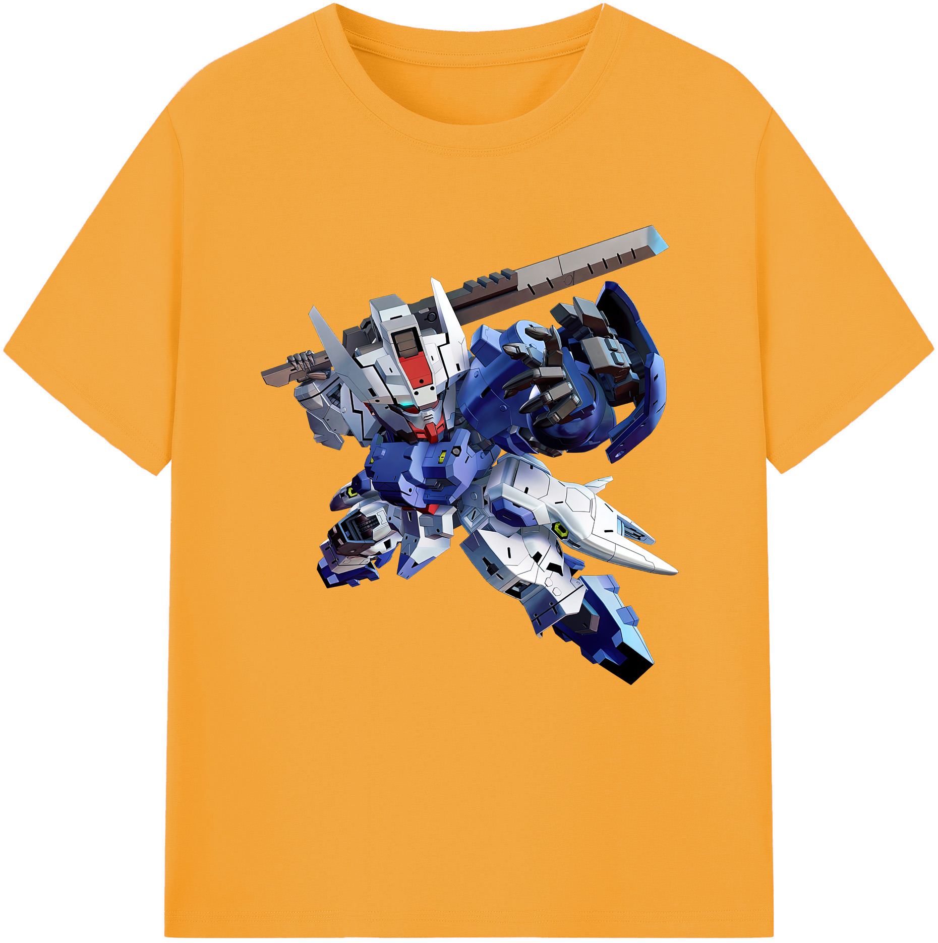 （画像用） 機動戦士ガンダム Mobile Suit Gundam レディースカジュアルプリントTシャツ（綿100％）