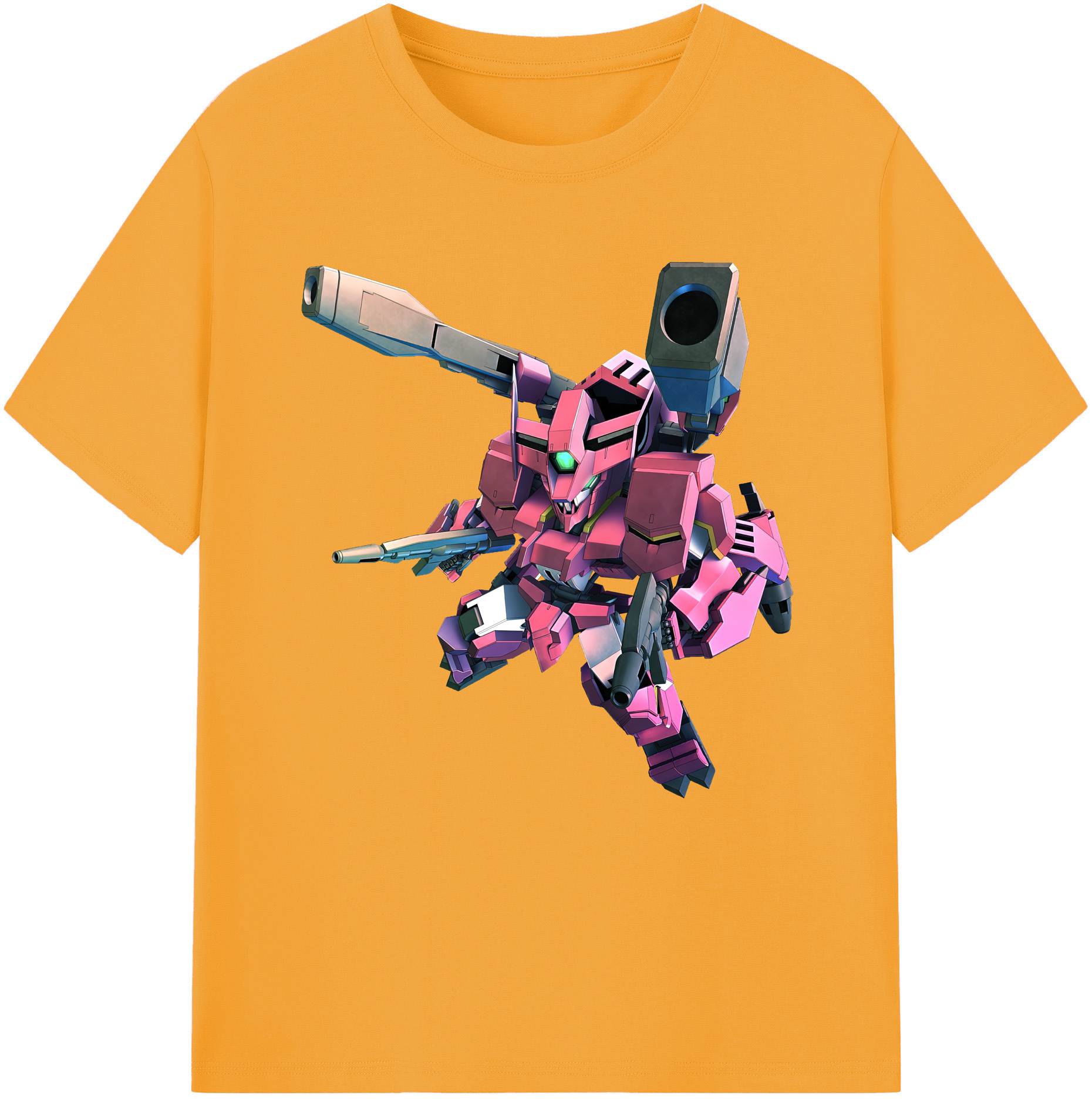 （画像用） 機動戦士ガンダム Mobile Suit Gundam レディースカジュアルプリントTシャツ（綿100％）