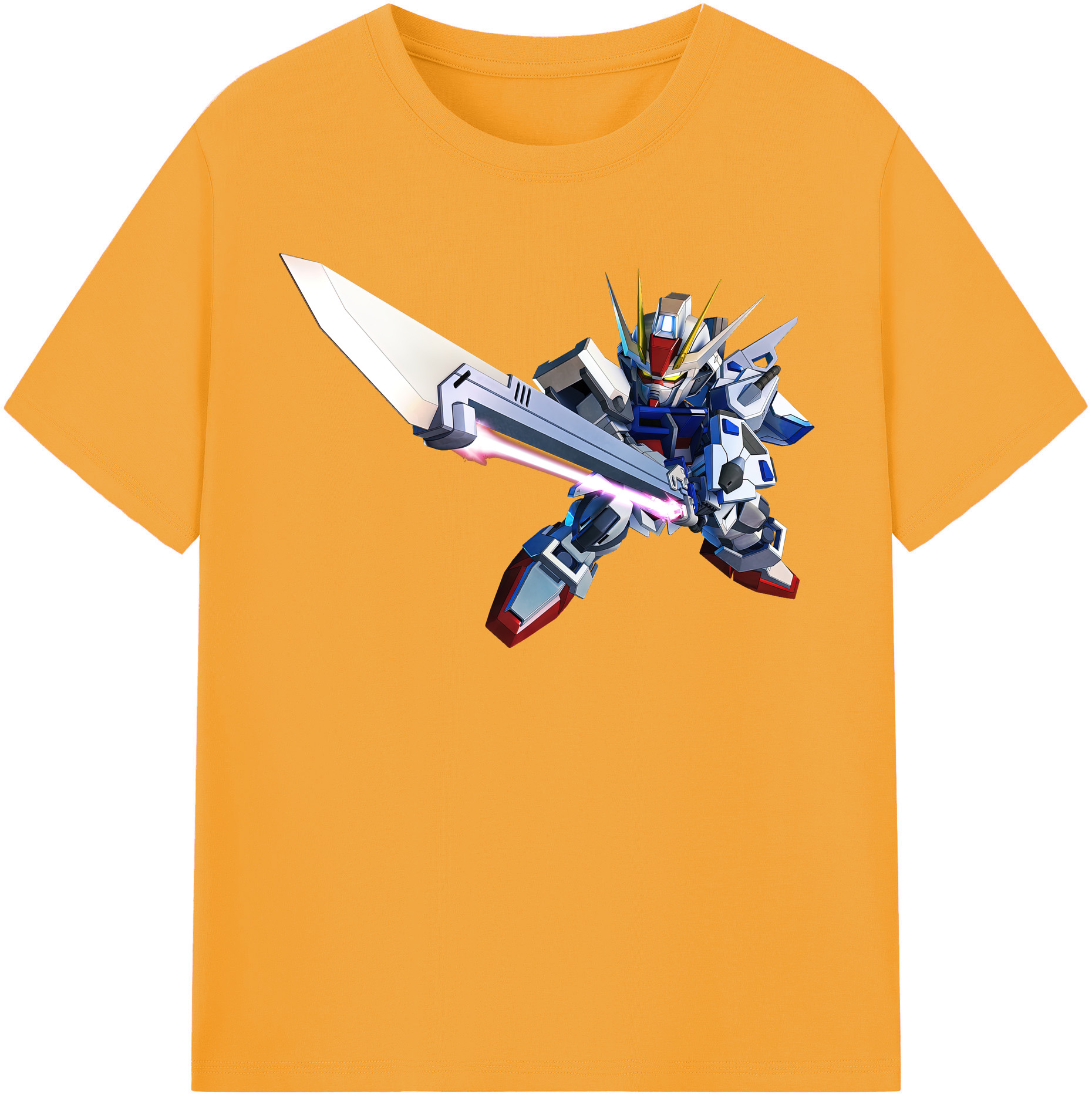 （画像用） 機動戦士ガンダム Mobile Suit Gundam レディースカジュアルプリントTシャツ（綿100％）