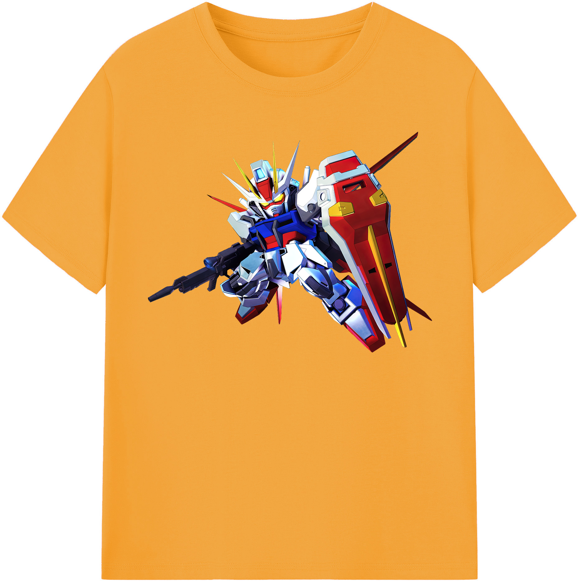 （画像用） 機動戦士ガンダム Mobile Suit Gundam レディースカジュアルプリントTシャツ（綿100％）