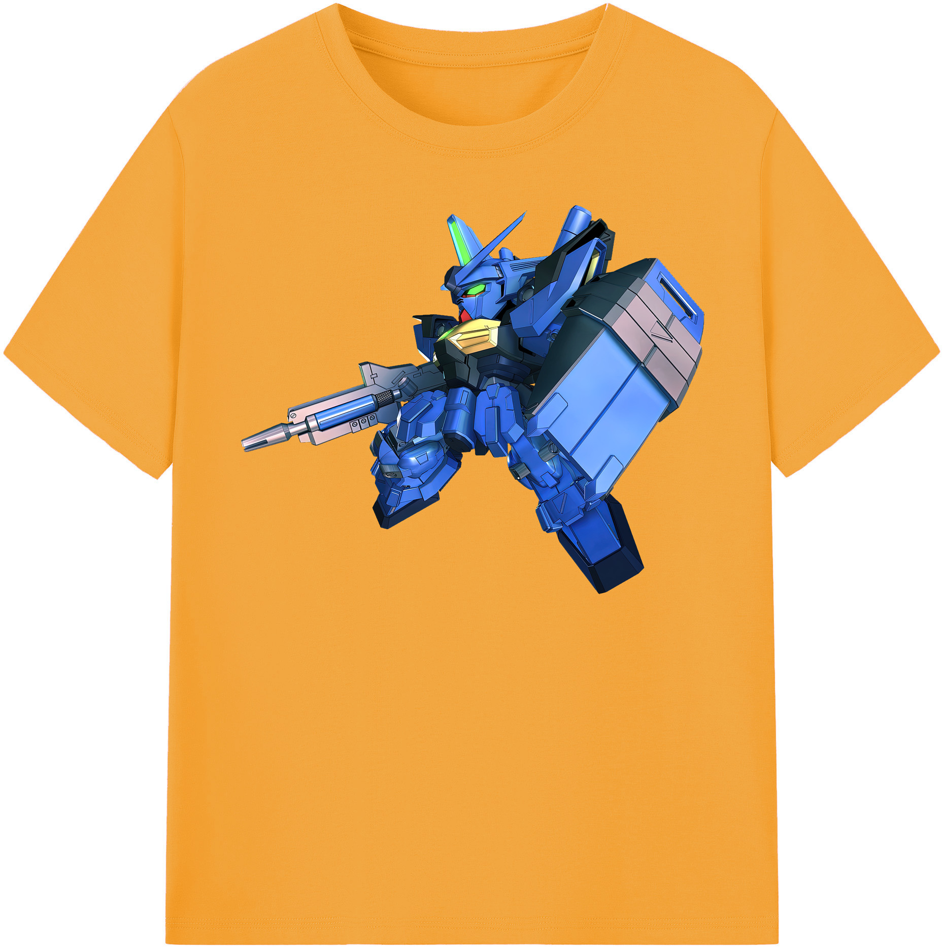 （画像用） 機動戦士ガンダム Mobile Suit Gundam レディースカジュアルプリントTシャツ（綿100％）