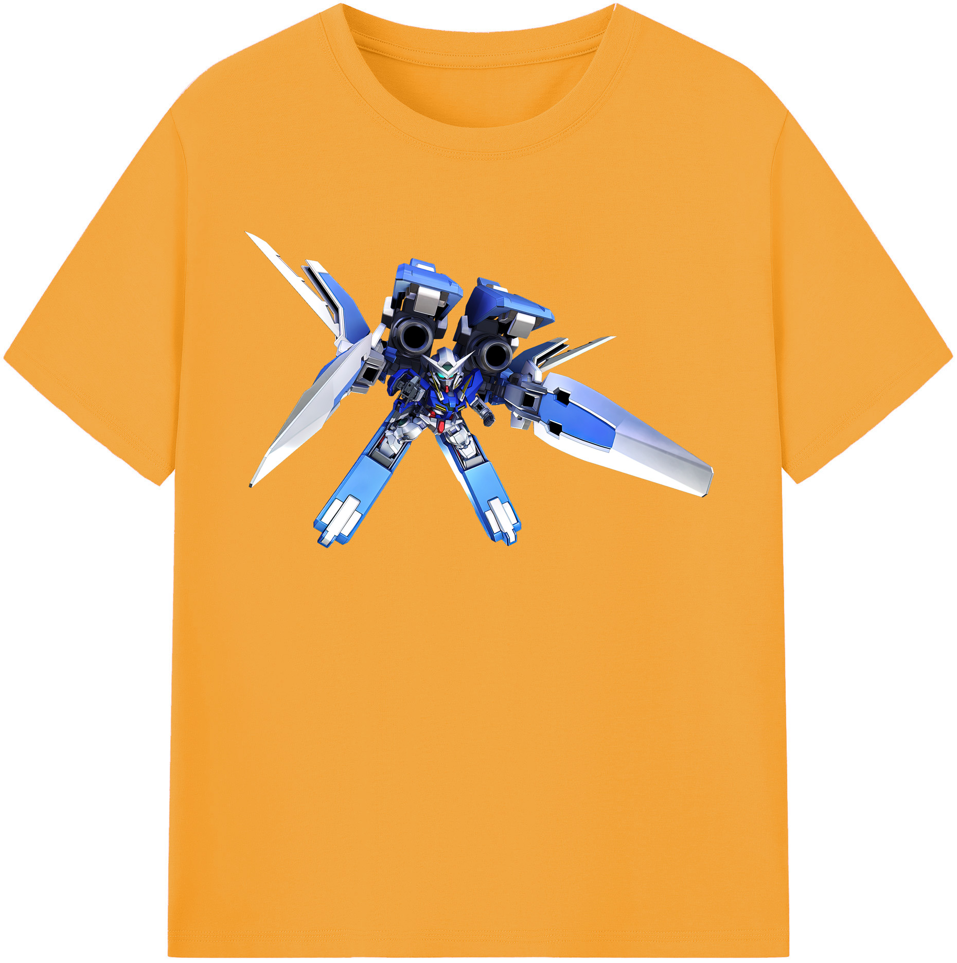 （画像用） 機動戦士ガンダム Mobile Suit Gundam レディースカジュアルプリントTシャツ（綿100％）