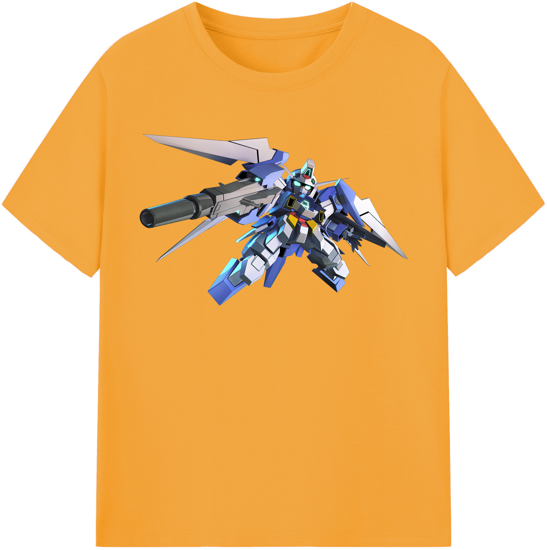 （画像用） 機動戦士ガンダム Mobile Suit Gundam レディースカジュアルプリントTシャツ（綿100％）