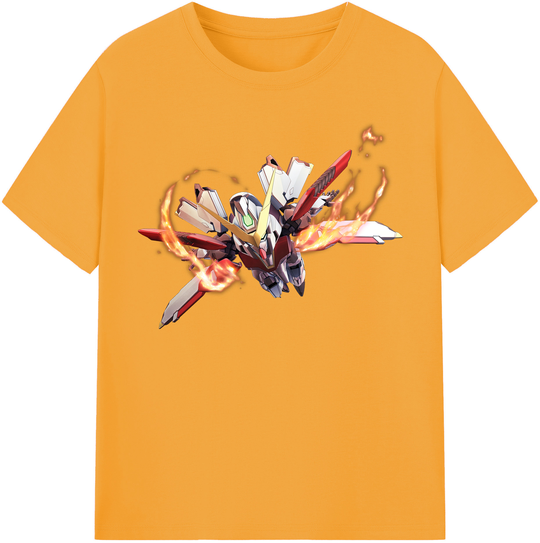 （画像用） 機動戦士ガンダム Mobile Suit Gundam レディースカジュアルプリントTシャツ（綿100％）