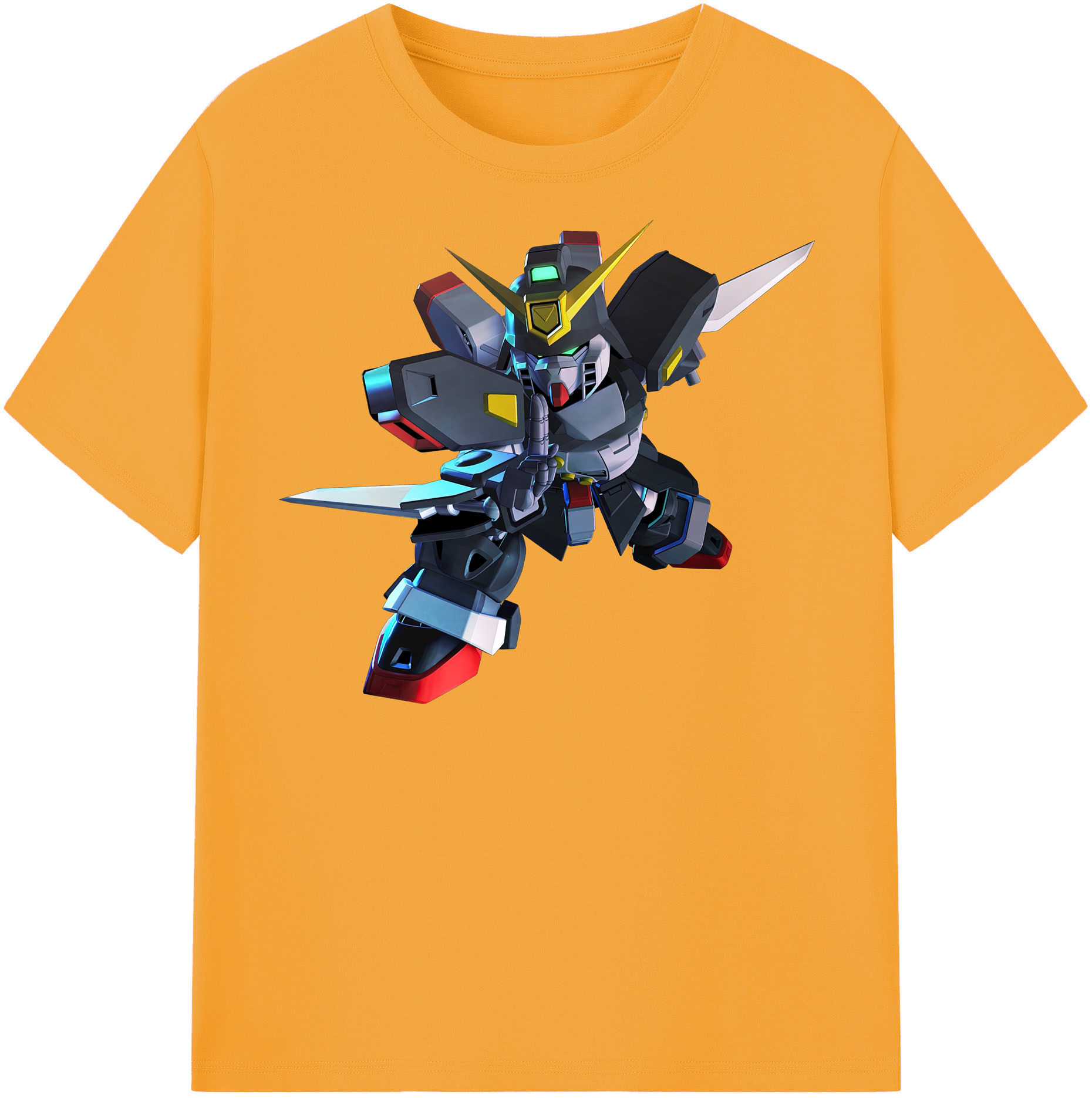 （画像用） 機動戦士ガンダム Mobile Suit Gundam レディースカジュアルプリントTシャツ（綿100％）