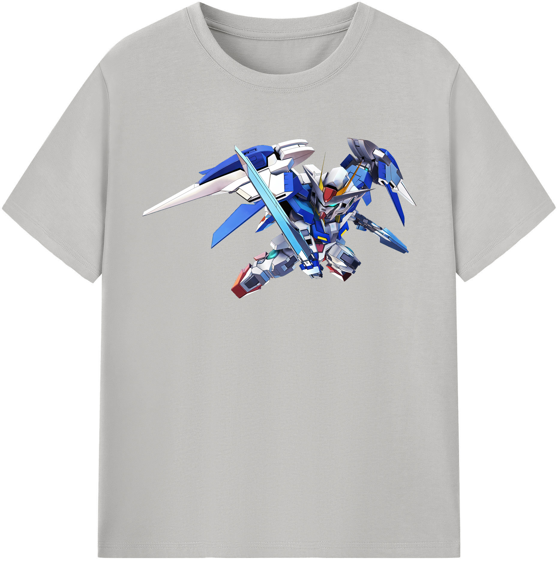 （画像用） 機動戦士ガンダム Mobile Suit Gundam レディースカジュアルプリントTシャツ（綿100％）