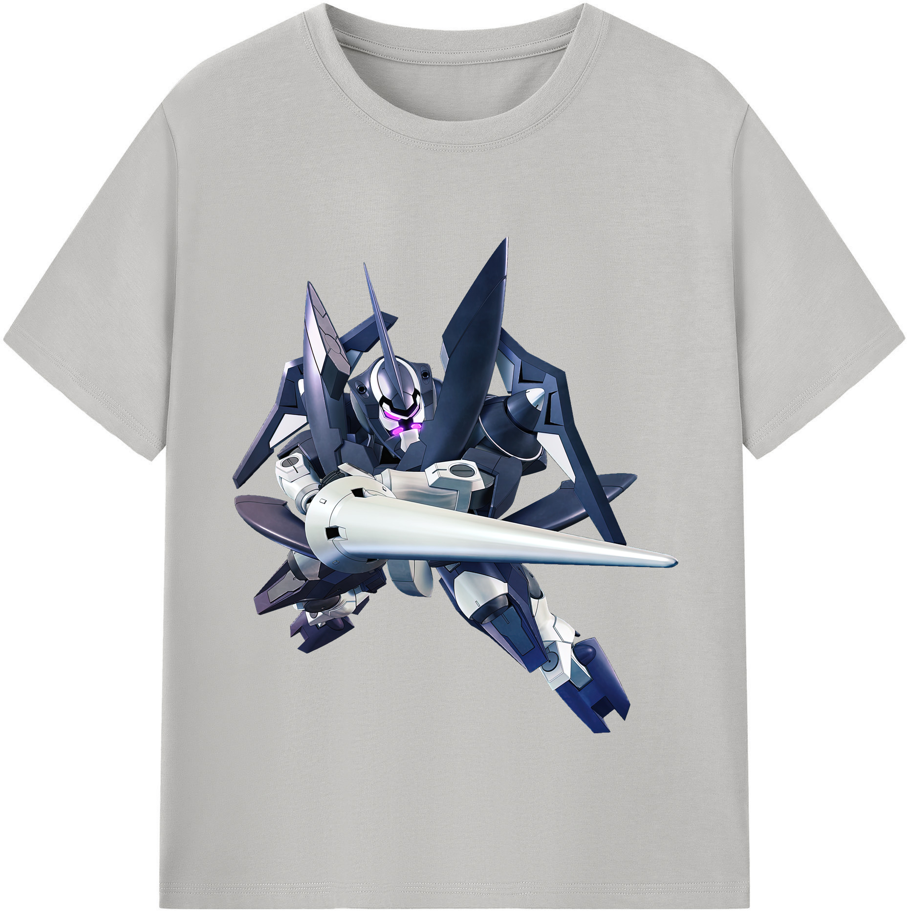 （画像用） 機動戦士ガンダム Mobile Suit Gundam レディースカジュアルプリントTシャツ（綿100％）