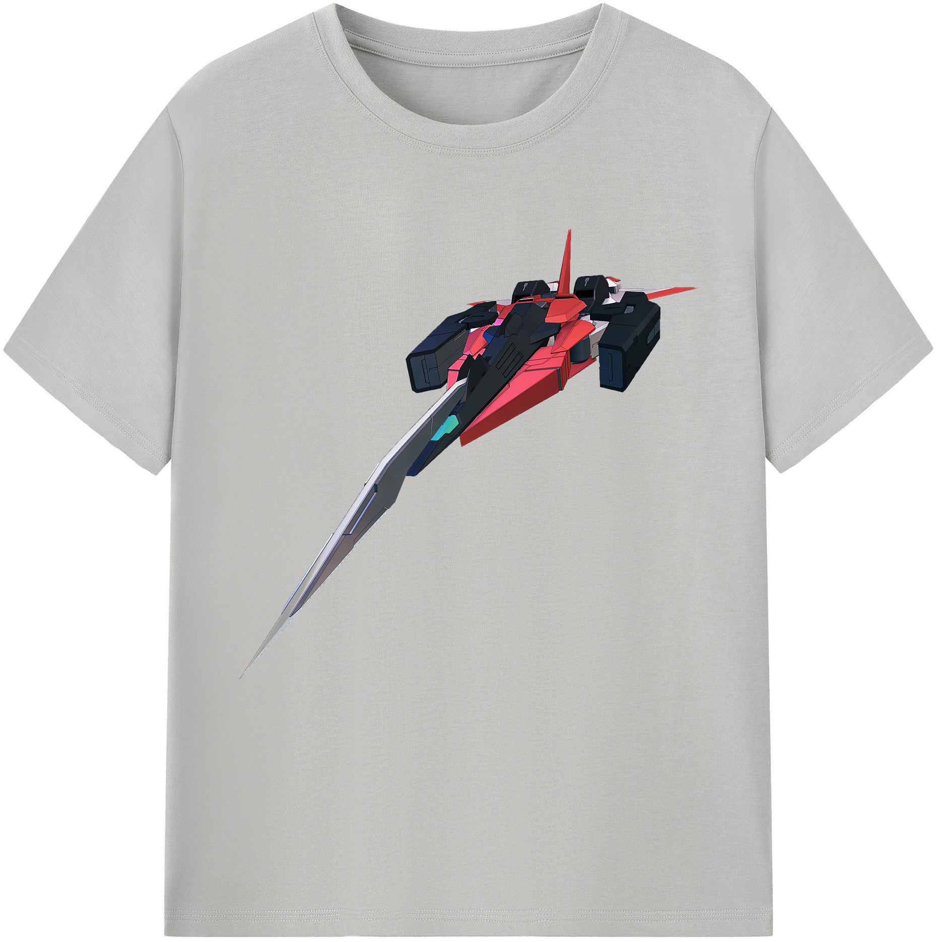 （画像用） 機動戦士ガンダム Mobile Suit Gundam レディースカジュアルプリントTシャツ（綿100％）