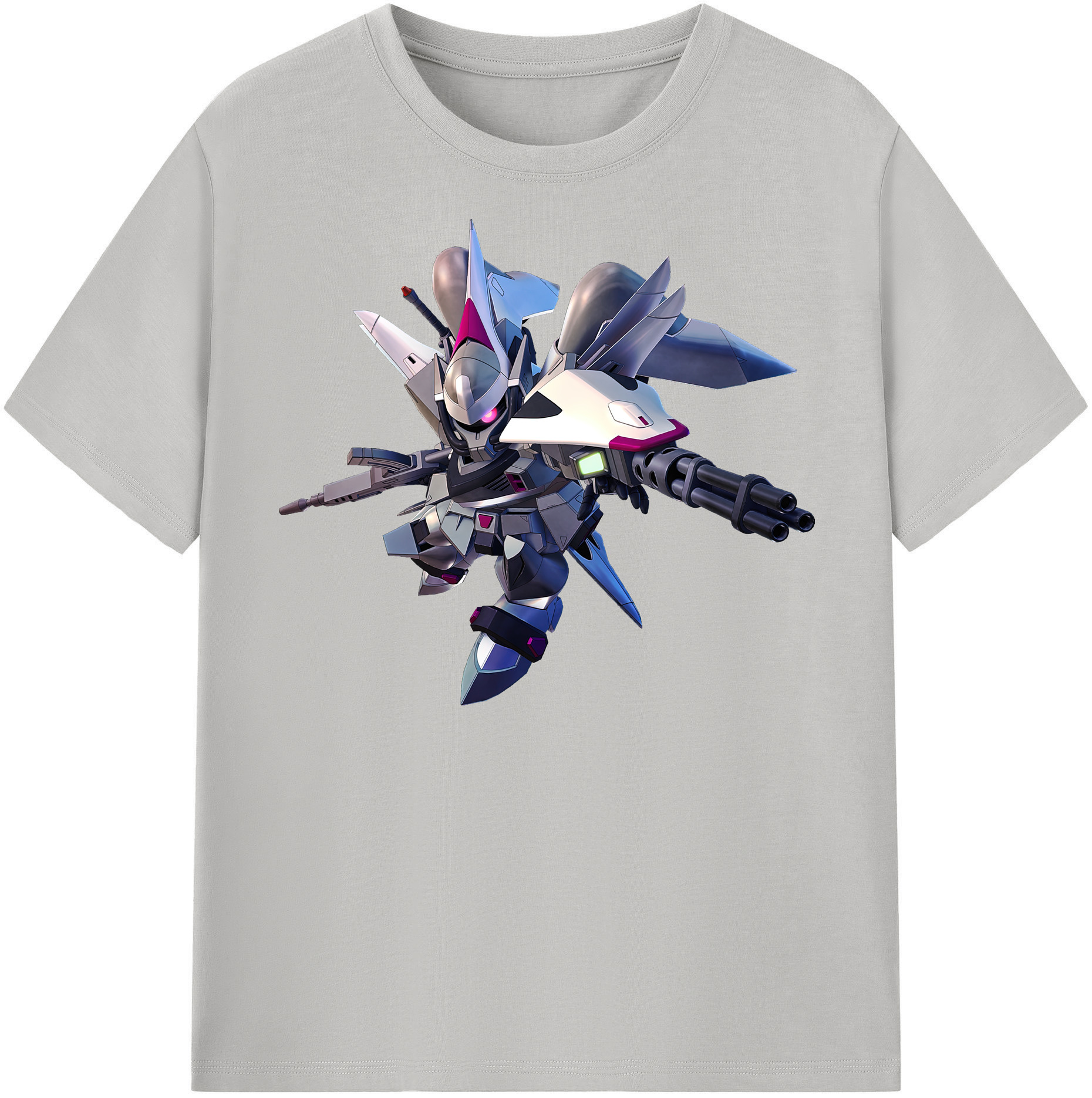 （画像用） 機動戦士ガンダム Mobile Suit Gundam レディースカジュアルプリントTシャツ（綿100％）