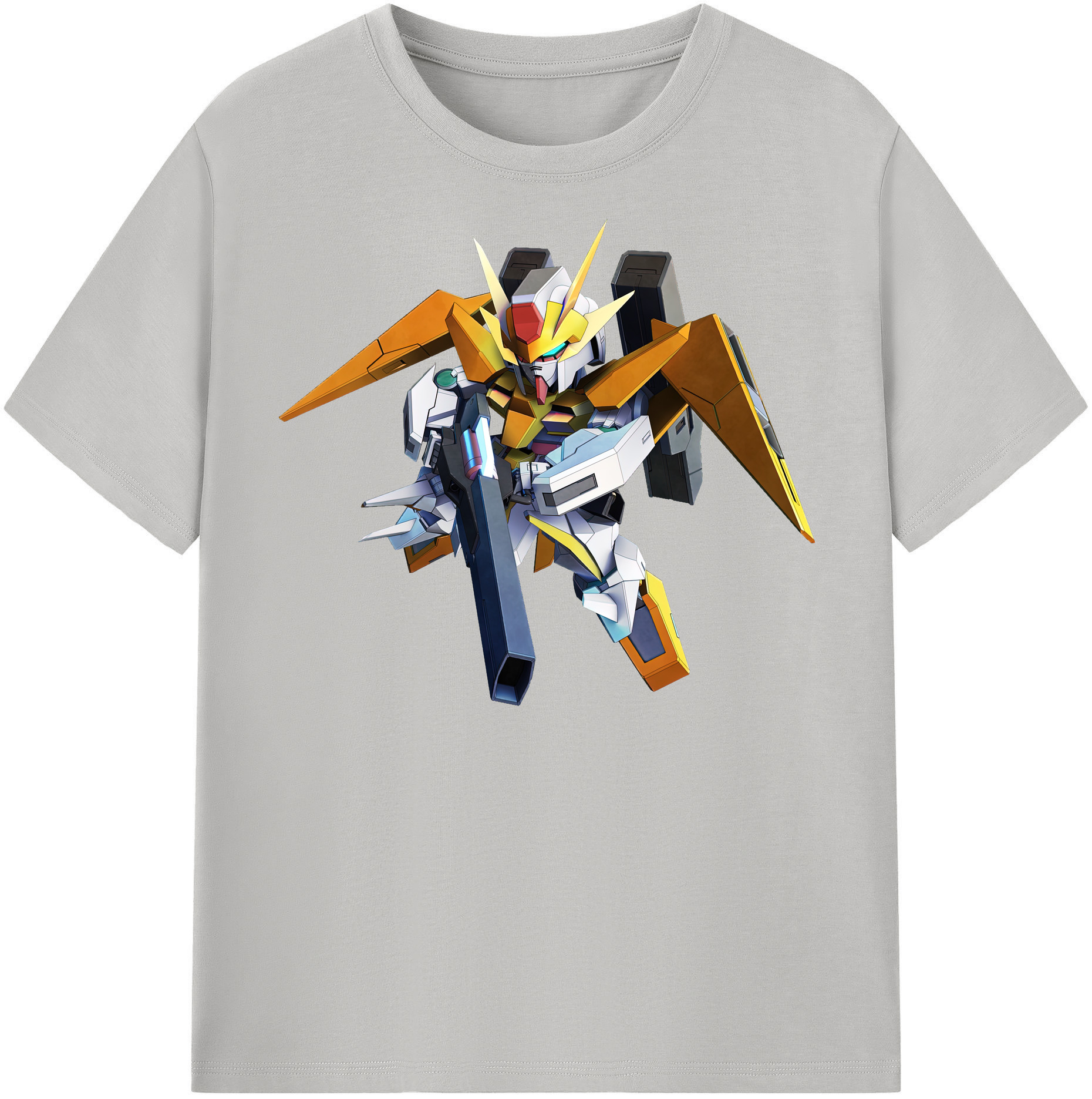 （画像用） 機動戦士ガンダム Mobile Suit Gundam レディースカジュアルプリントTシャツ（綿100％）