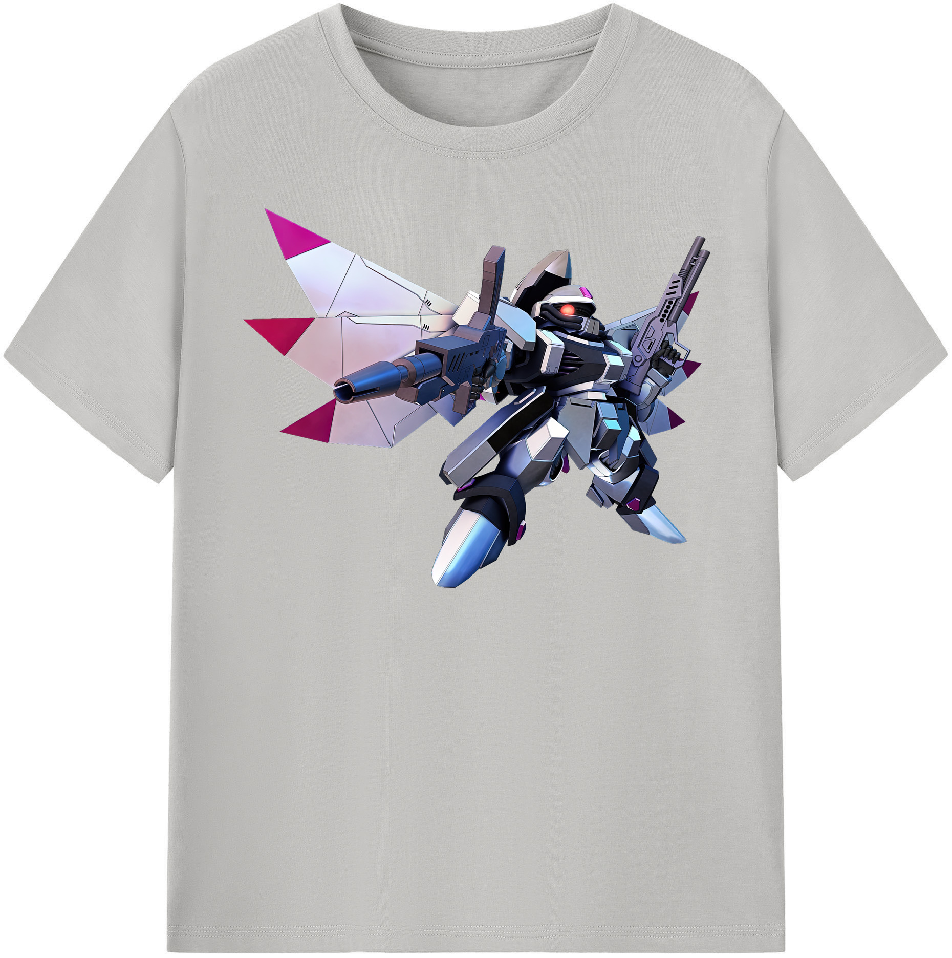 （画像用） 機動戦士ガンダム Mobile Suit Gundam レディースカジュアルプリントTシャツ（綿100％）