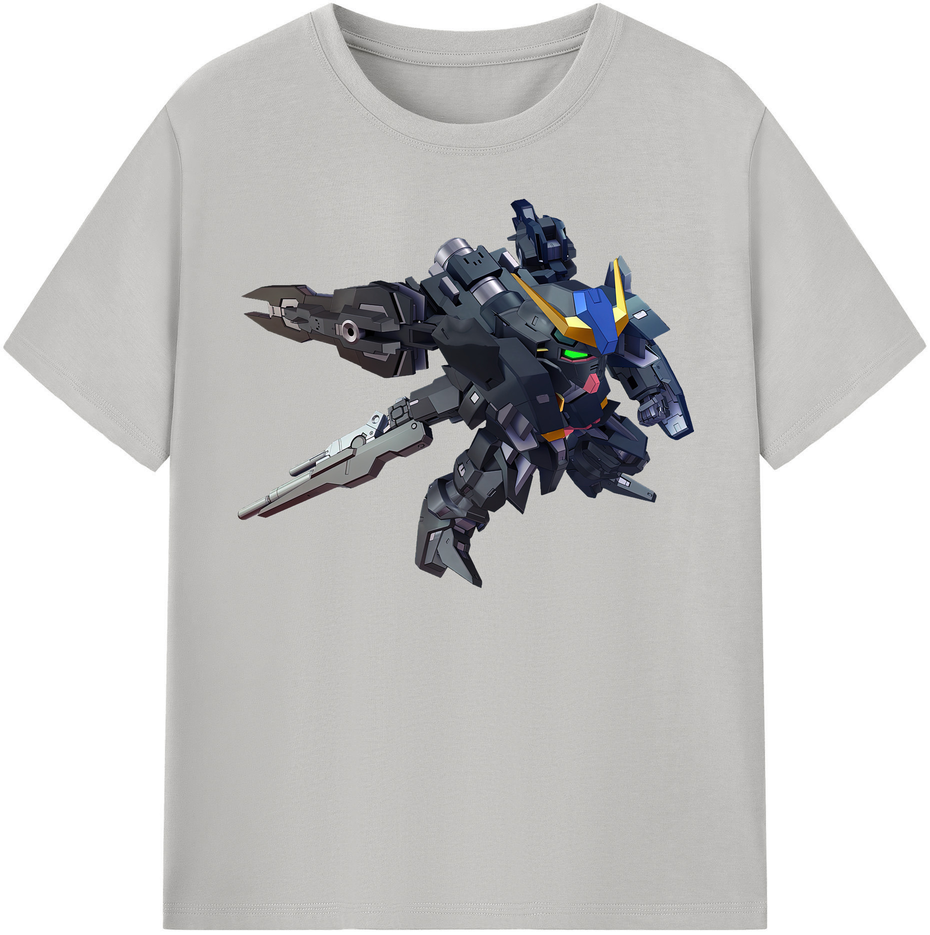 （画像用） 機動戦士ガンダム Mobile Suit Gundam レディースカジュアルプリントTシャツ（綿100％）