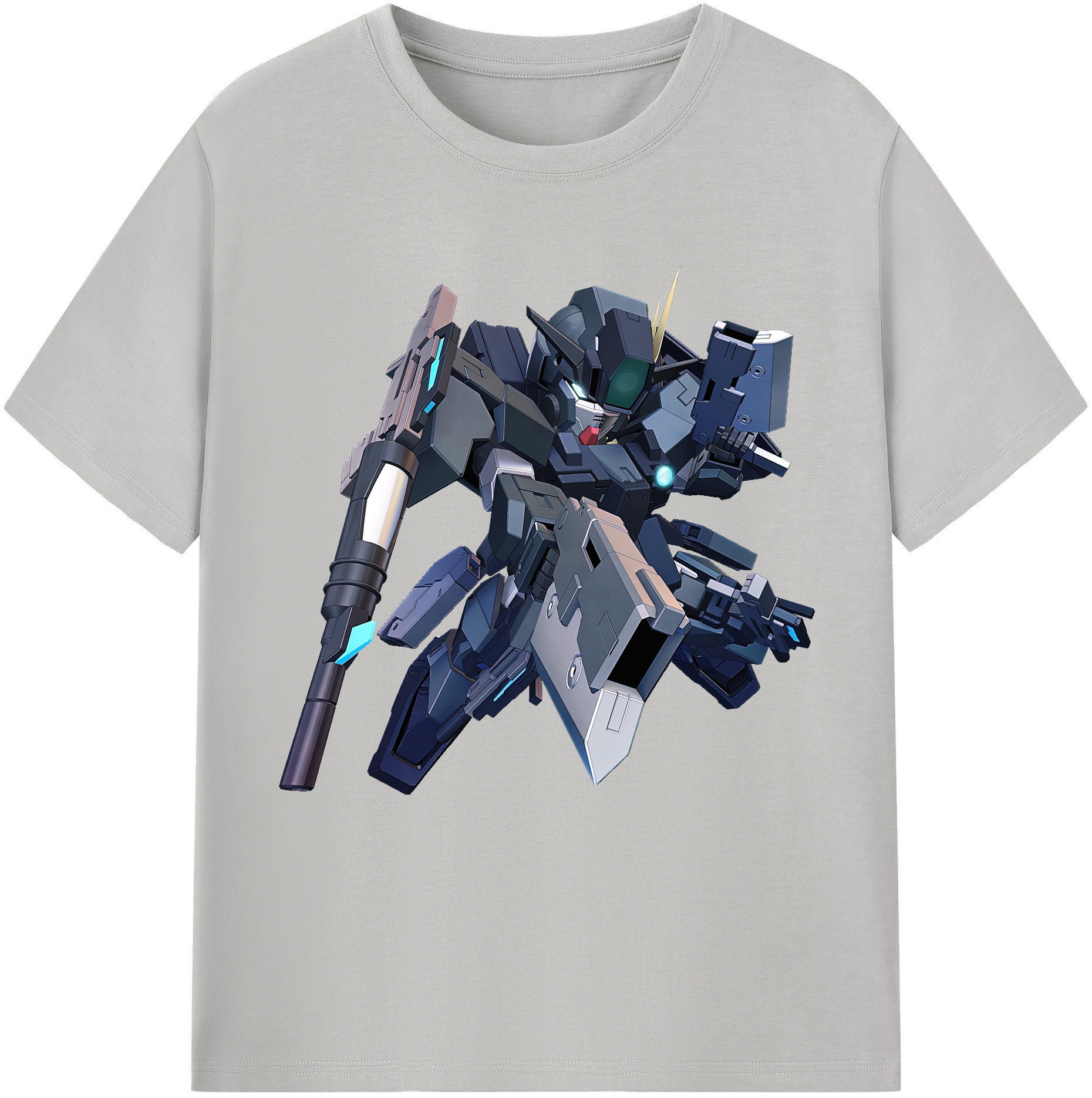 （画像用） 機動戦士ガンダム Mobile Suit Gundam レディースカジュアルプリントTシャツ（綿100％）