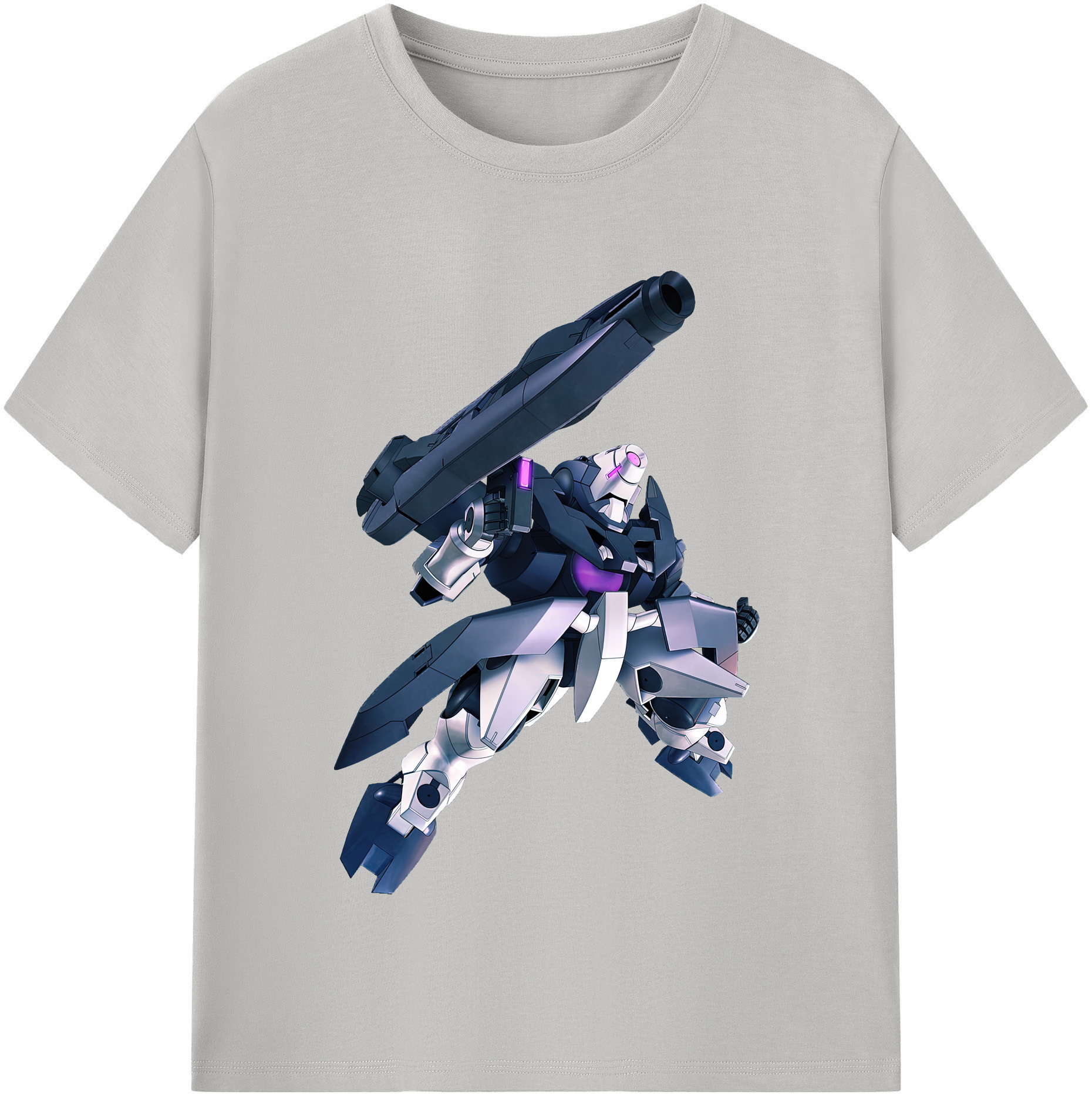 （画像用） 機動戦士ガンダム Mobile Suit Gundam レディースカジュアルプリントTシャツ（綿100％）