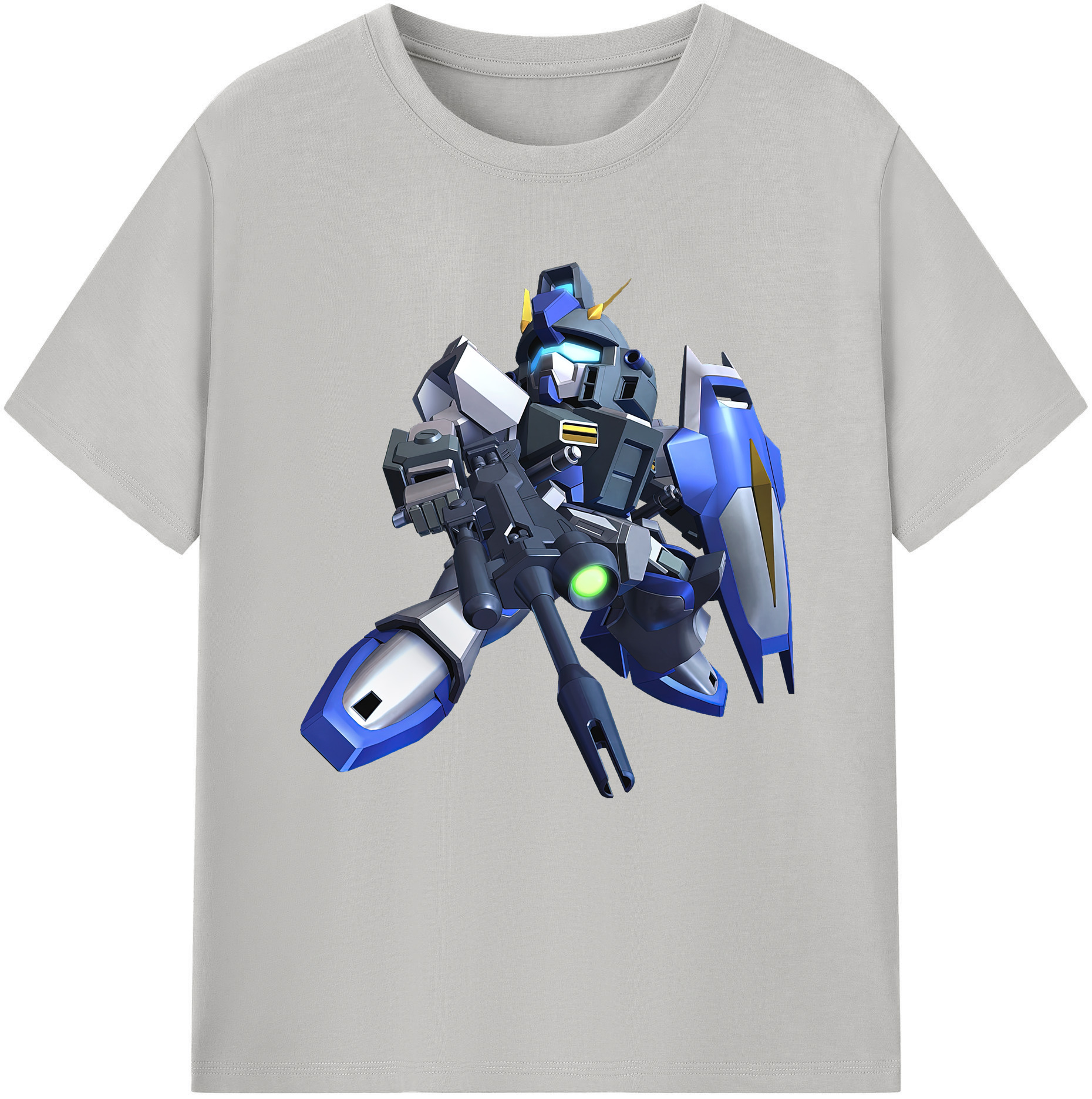 （画像用） 機動戦士ガンダム Mobile Suit Gundam レディースカジュアルプリントTシャツ（綿100％）