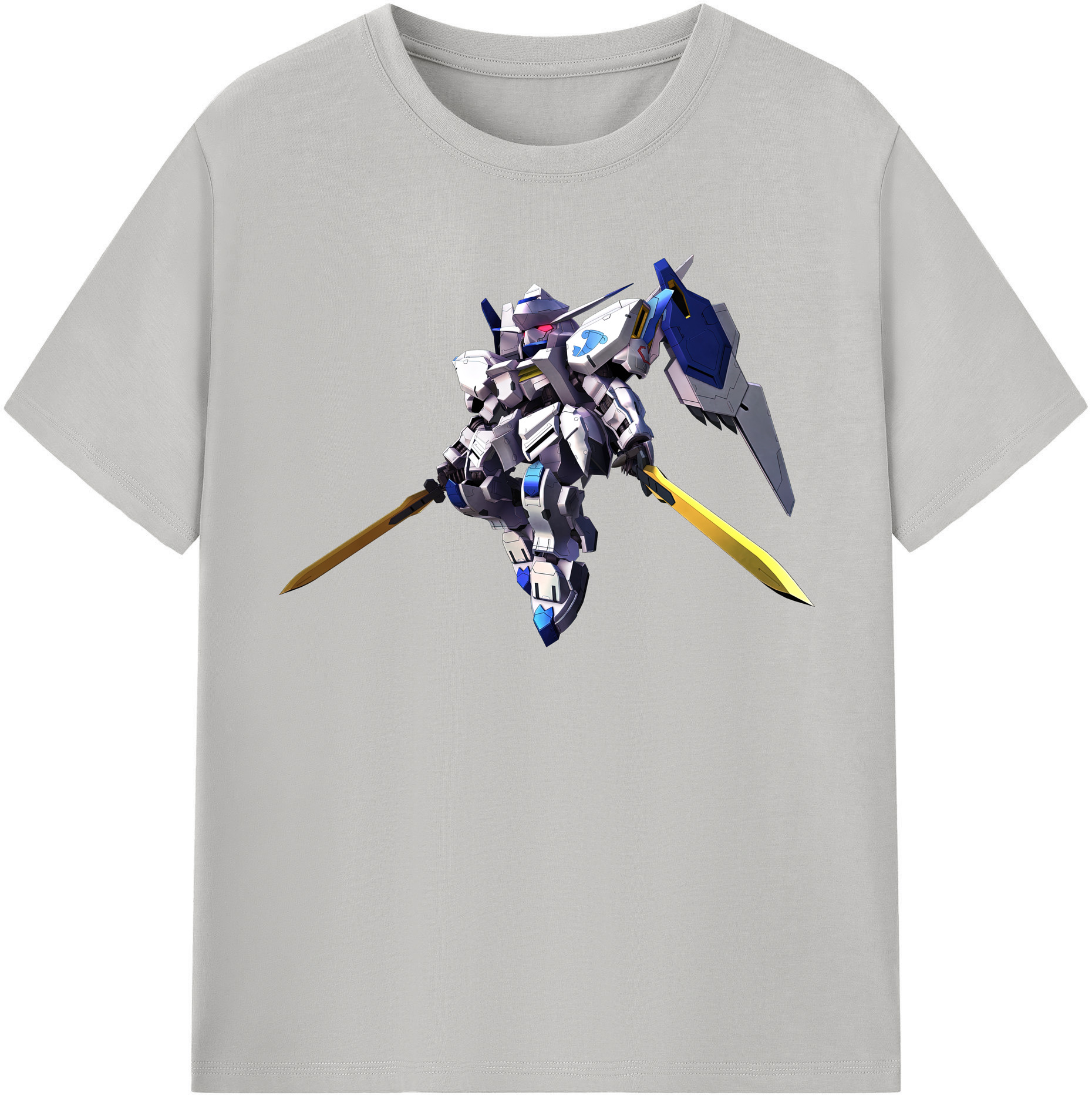 （画像用） 機動戦士ガンダム Mobile Suit Gundam レディースカジュアルプリントTシャツ（綿100％）