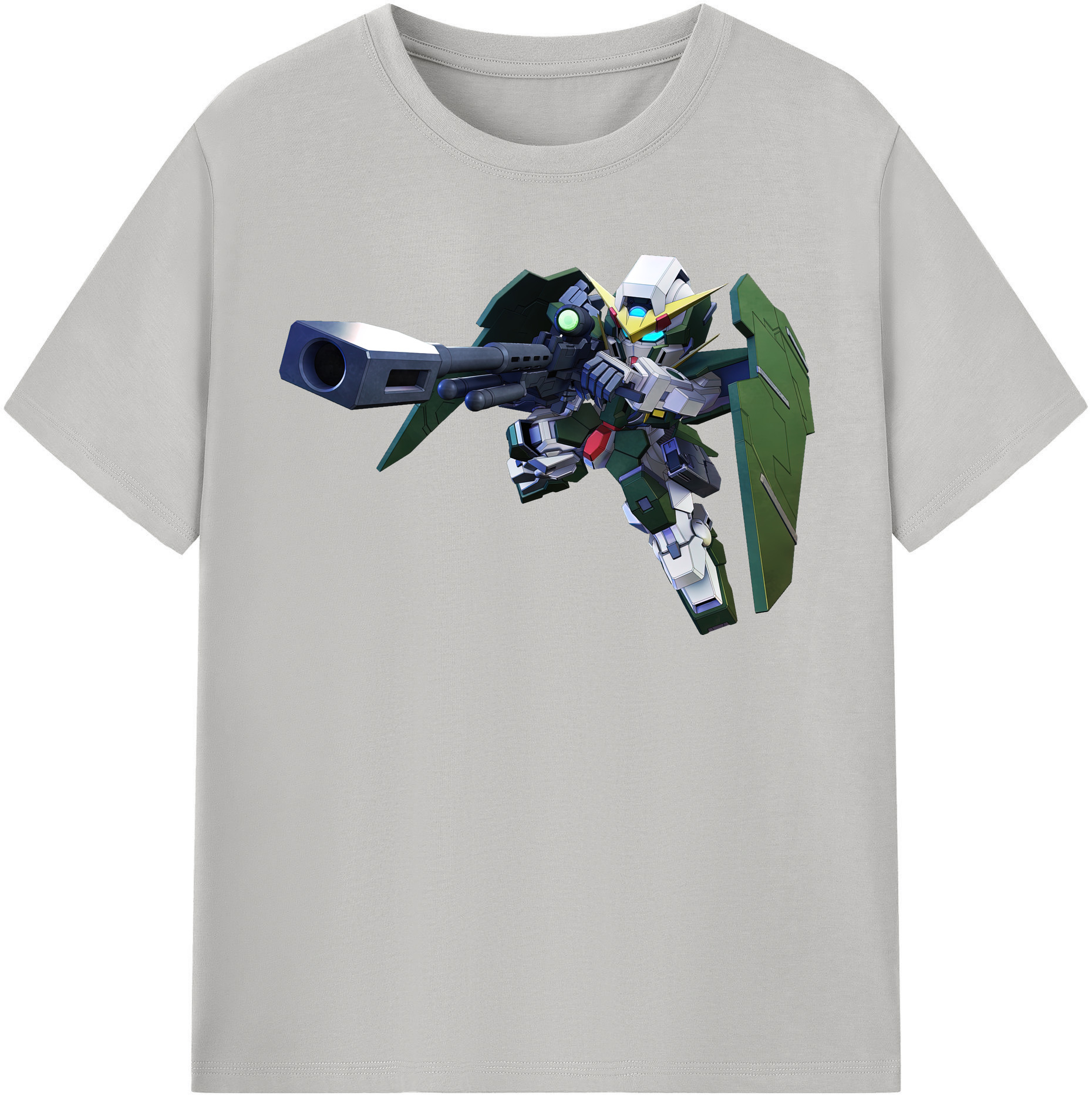 （画像用） 機動戦士ガンダム Mobile Suit Gundam レディースカジュアルプリントTシャツ（綿100％）