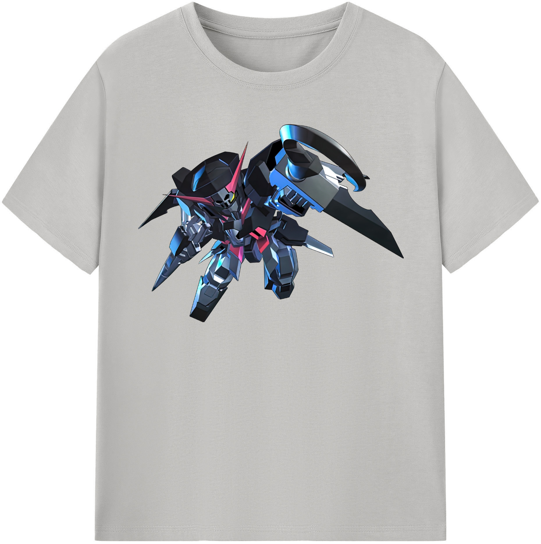 （画像用） 機動戦士ガンダム Mobile Suit Gundam レディースカジュアルプリントTシャツ（綿100％）