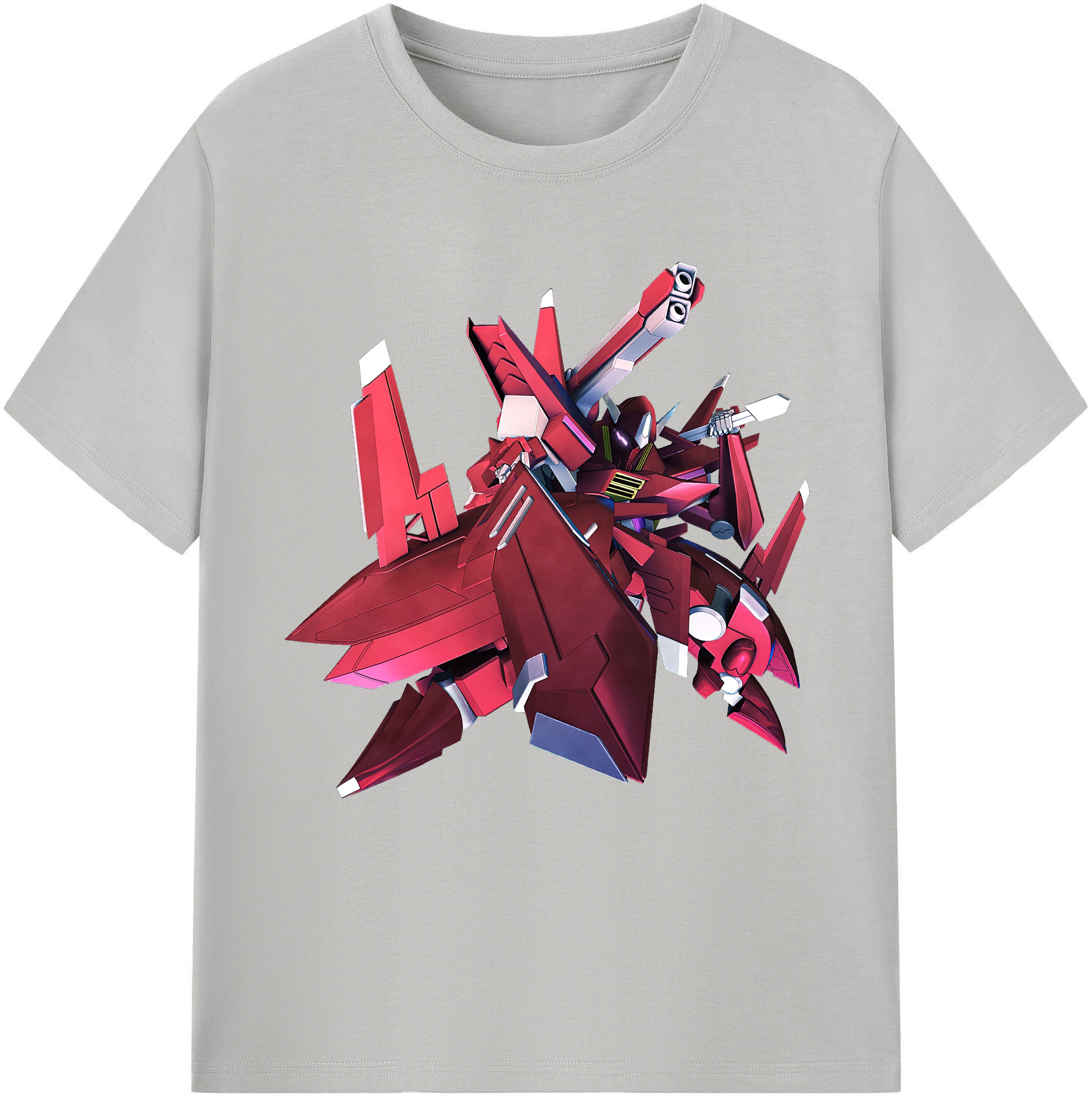 （画像用） 機動戦士ガンダム Mobile Suit Gundam レディースカジュアルプリントTシャツ（綿100％）