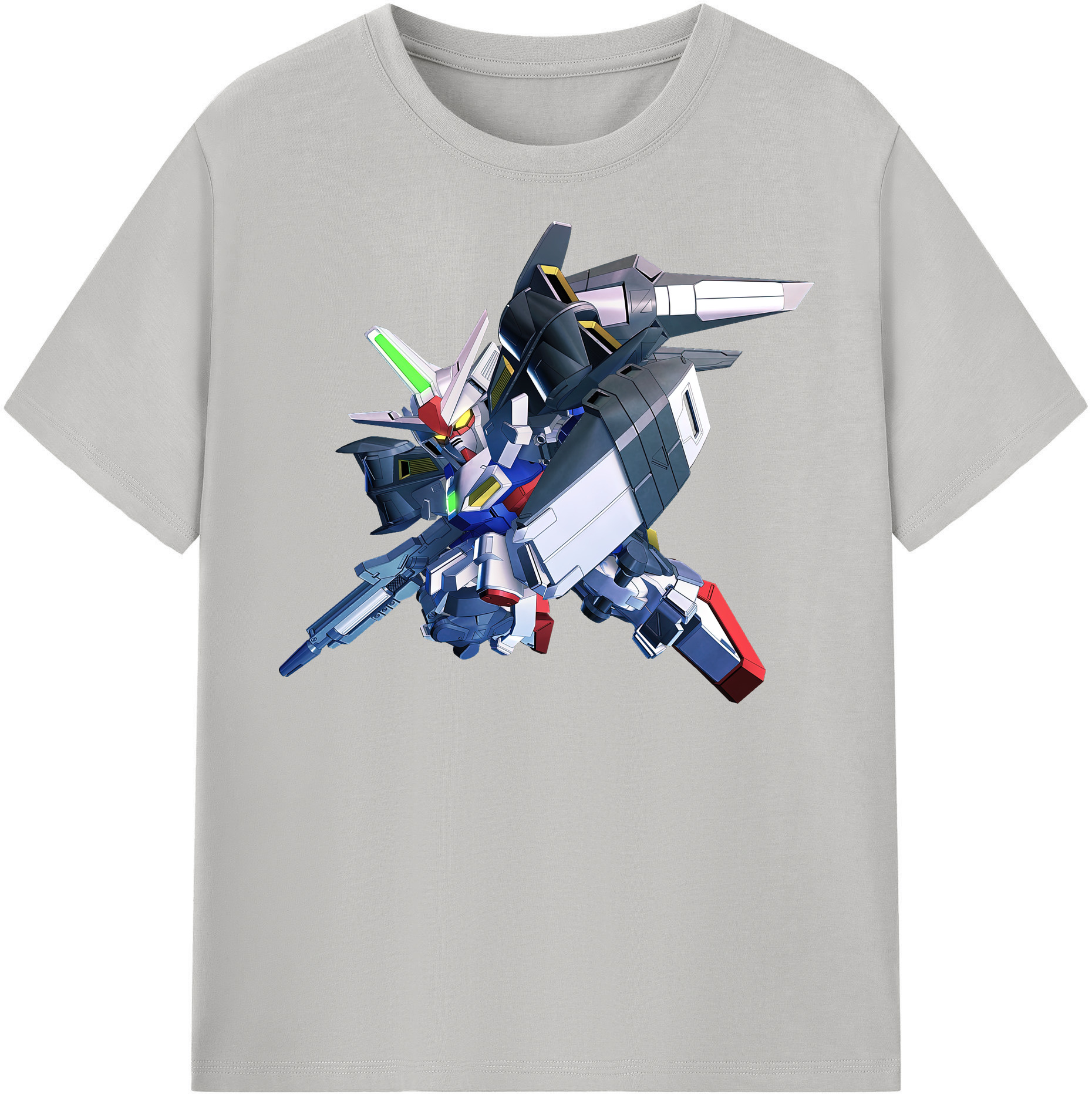 （画像用） 機動戦士ガンダム Mobile Suit Gundam レディースカジュアルプリントTシャツ（綿100％）