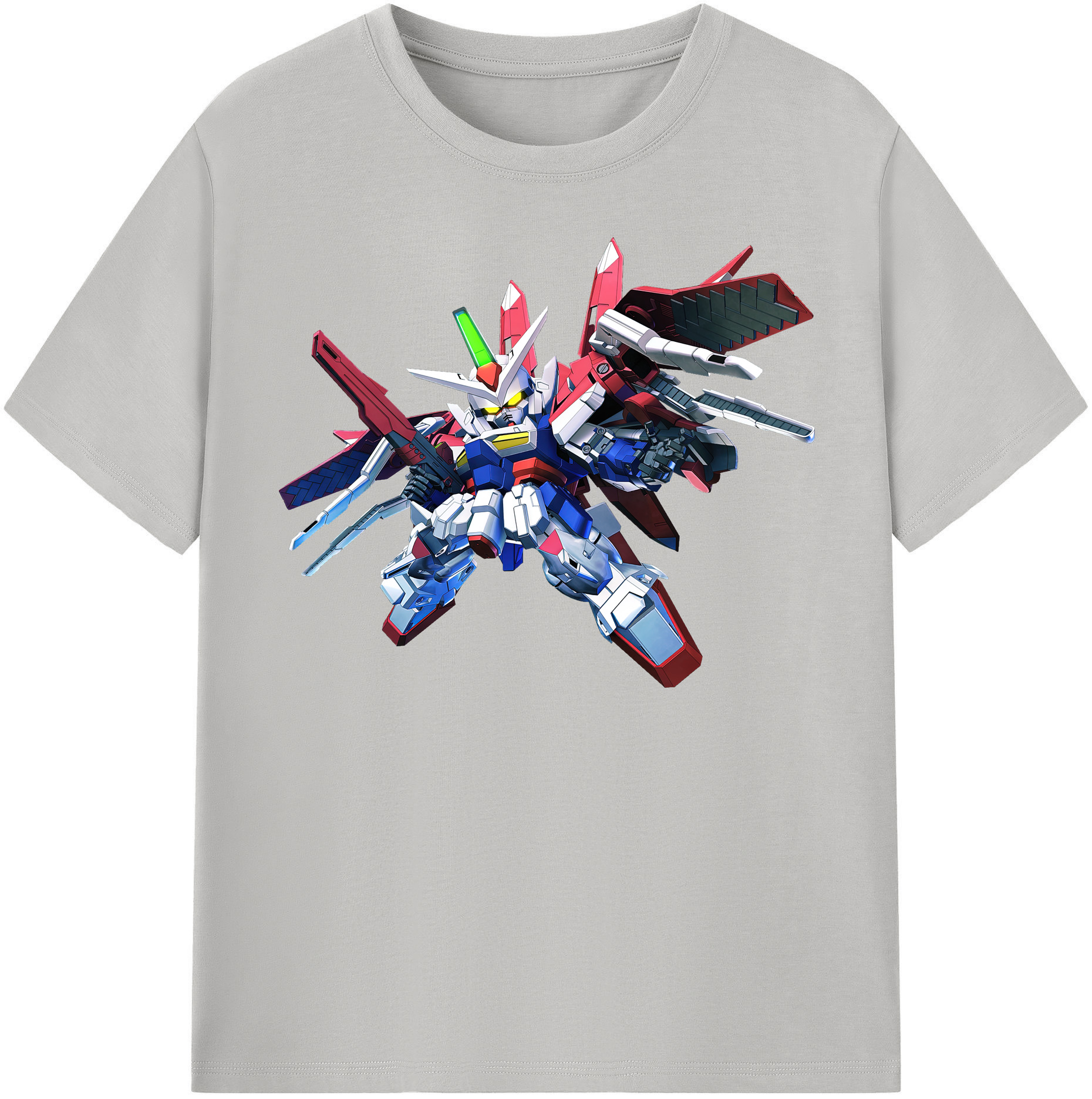 （画像用） 機動戦士ガンダム Mobile Suit Gundam レディースカジュアルプリントTシャツ（綿100％）