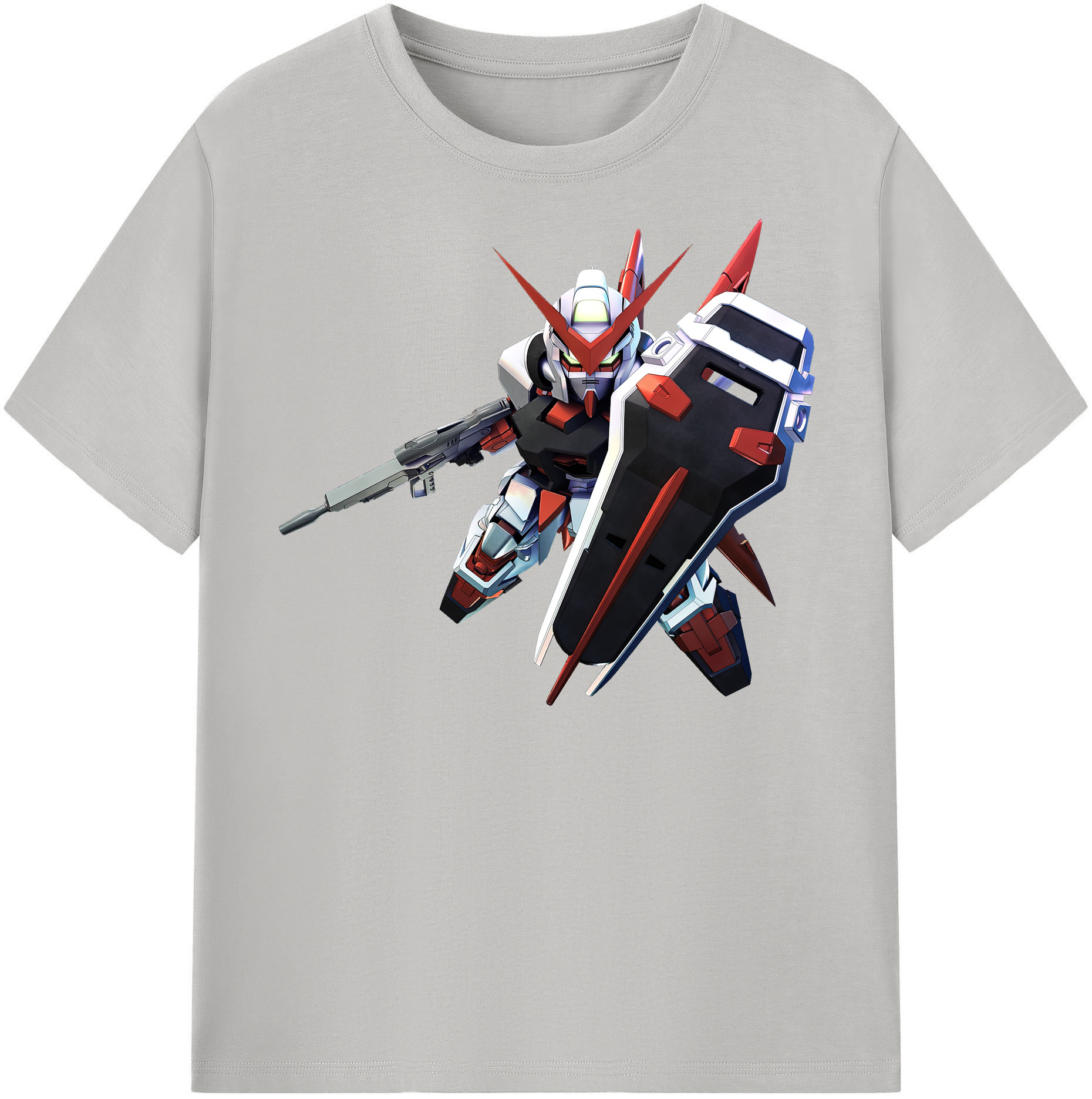 （画像用） 機動戦士ガンダム Mobile Suit Gundam レディースカジュアルプリントTシャツ（綿100％）