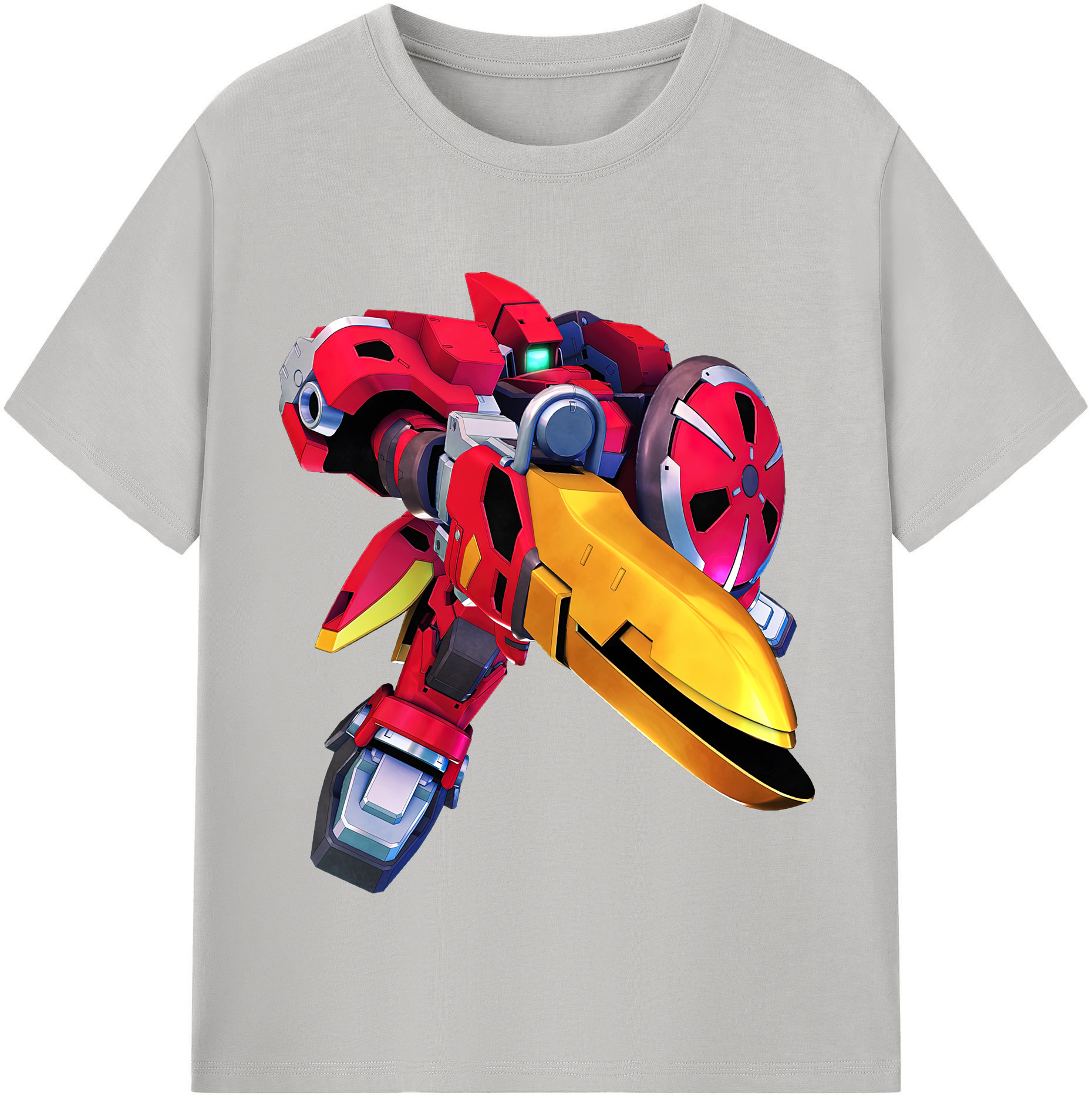 （画像用） 機動戦士ガンダム Mobile Suit Gundam レディースカジュアルプリントTシャツ（綿100％）