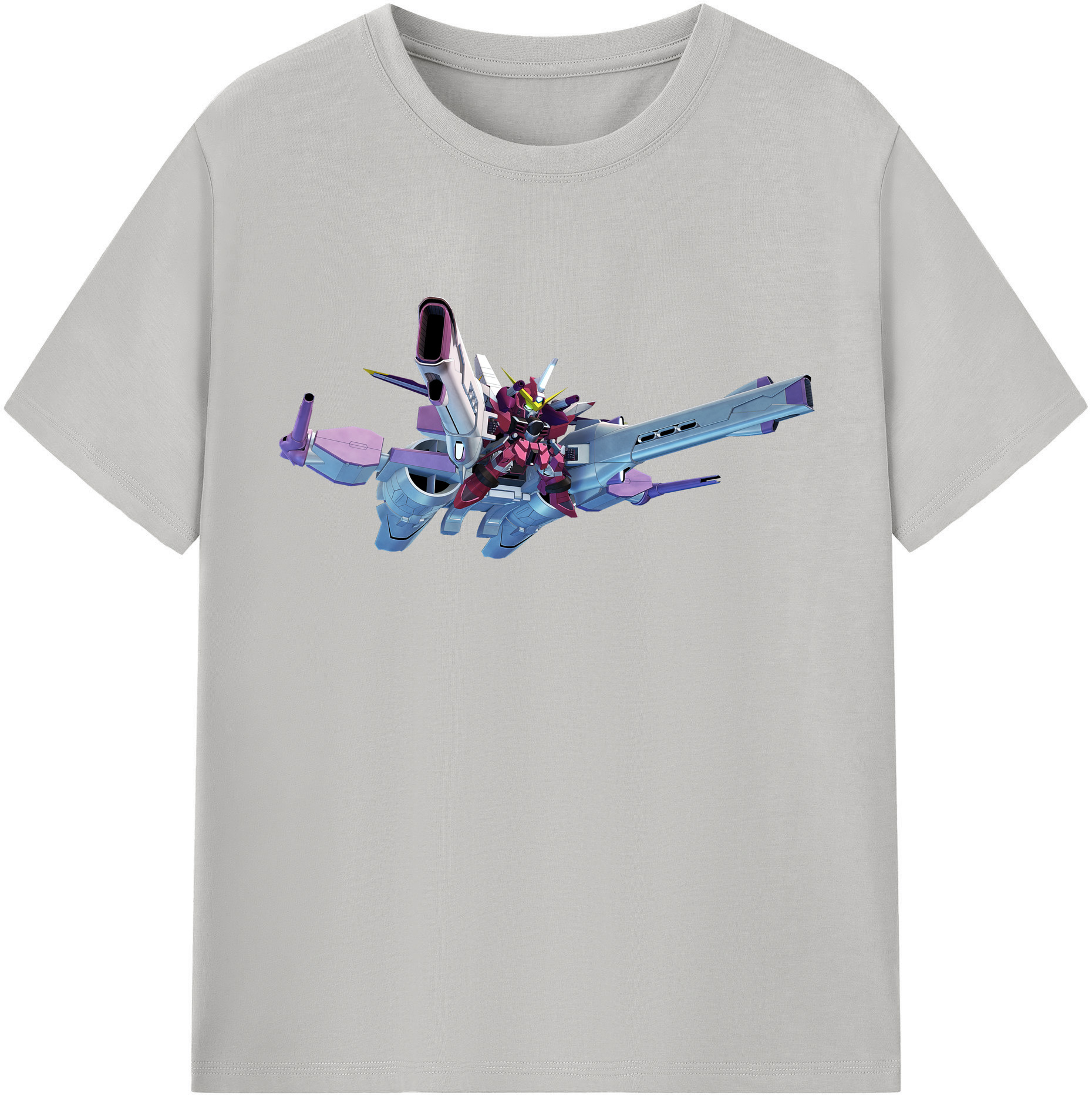 （画像用） 機動戦士ガンダム Mobile Suit Gundam レディースカジュアルプリントTシャツ（綿100％）