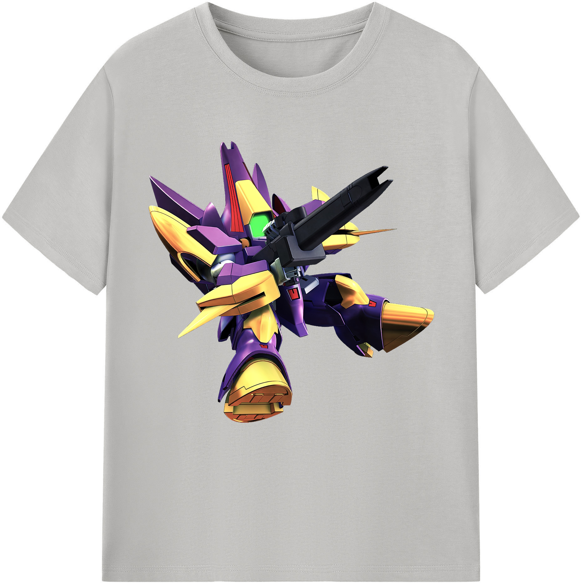 （画像用） 機動戦士ガンダム Mobile Suit Gundam レディースカジュアルプリントTシャツ（綿100％）