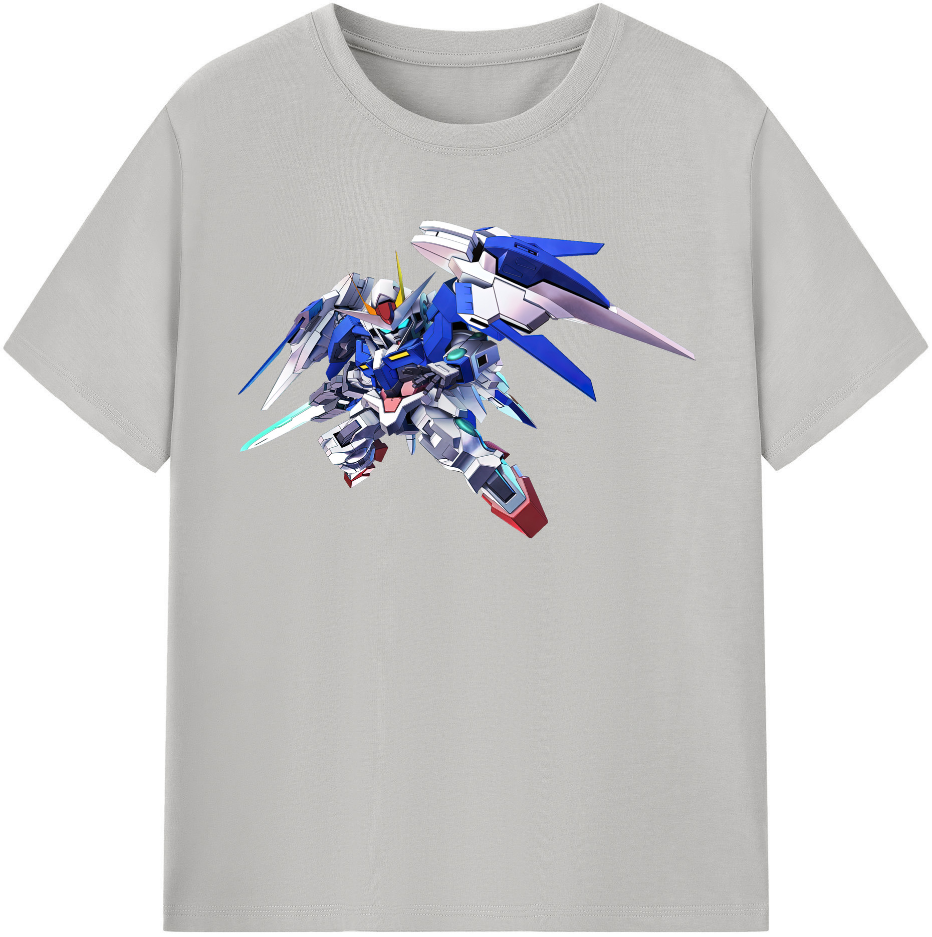 （画像用） 機動戦士ガンダム Mobile Suit Gundam レディースカジュアルプリントTシャツ（綿100％）