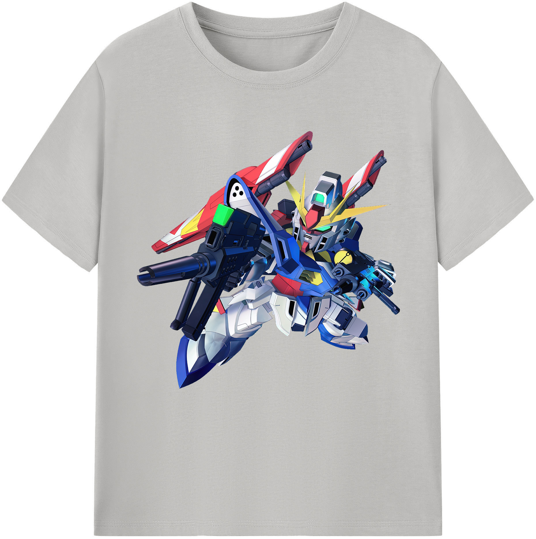 （画像用） 機動戦士ガンダム Mobile Suit Gundam レディースカジュアルプリントTシャツ（綿100％）