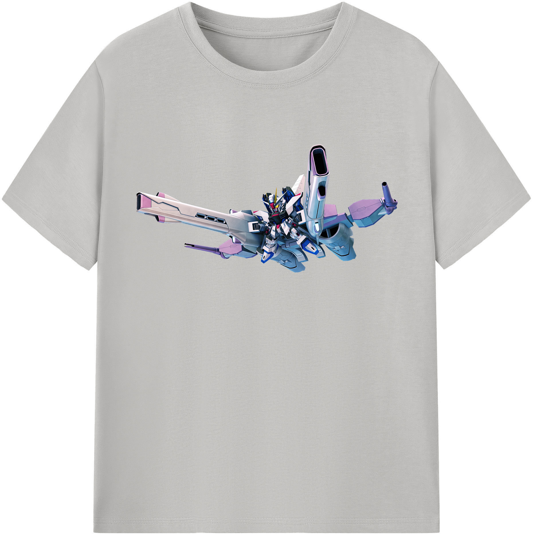 （画像用） 機動戦士ガンダム Mobile Suit Gundam レディースカジュアルプリントTシャツ（綿100％）