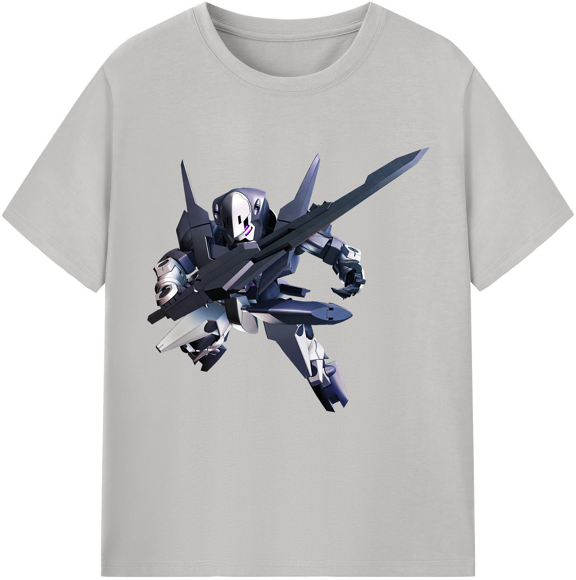 （画像用） 機動戦士ガンダム Mobile Suit Gundam レディースカジュアルプリントTシャツ（綿100％）