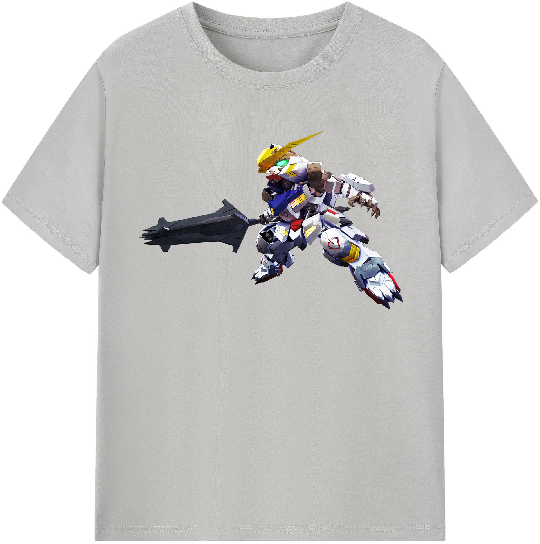 （画像用） 機動戦士ガンダム Mobile Suit Gundam レディースカジュアルプリントTシャツ（綿100％）