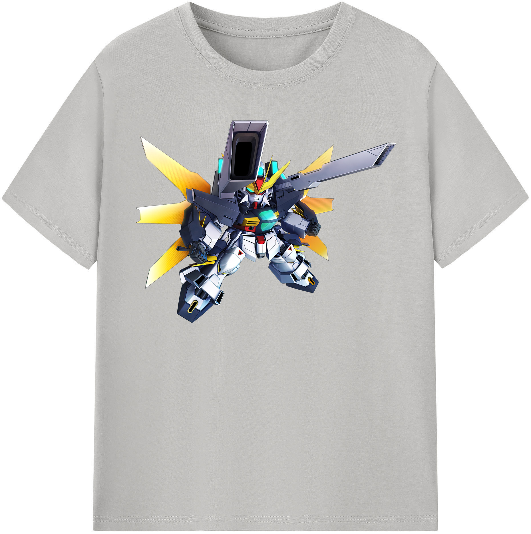 （画像用） 機動戦士ガンダム Mobile Suit Gundam レディースカジュアルプリントTシャツ（綿100％）