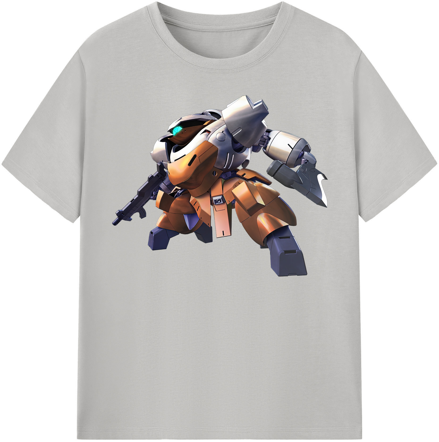 （画像用） 機動戦士ガンダム Mobile Suit Gundam レディースカジュアルプリントTシャツ（綿100％）