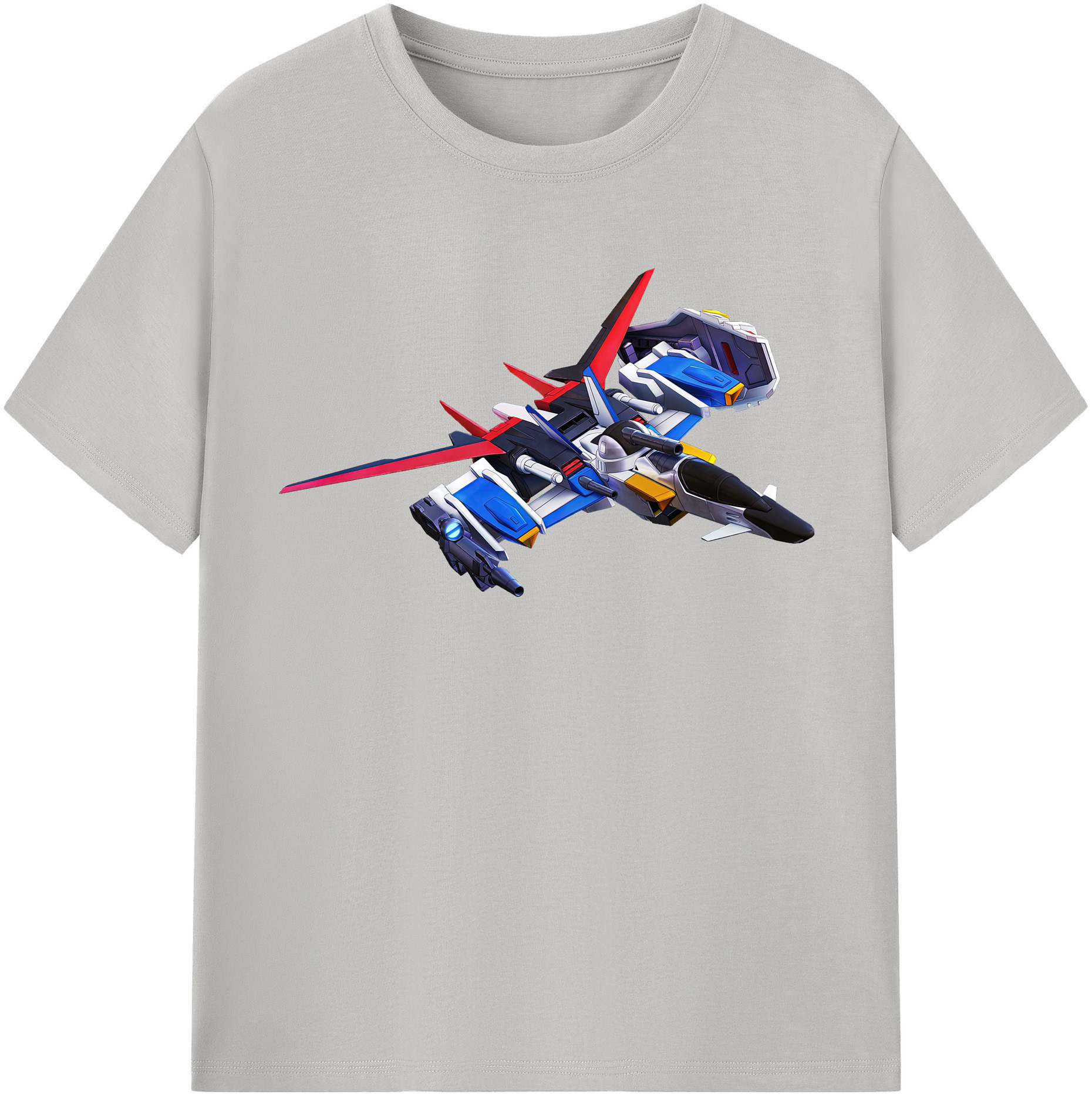 （画像用） 機動戦士ガンダム Mobile Suit Gundam レディースカジュアルプリントTシャツ（綿100％）
