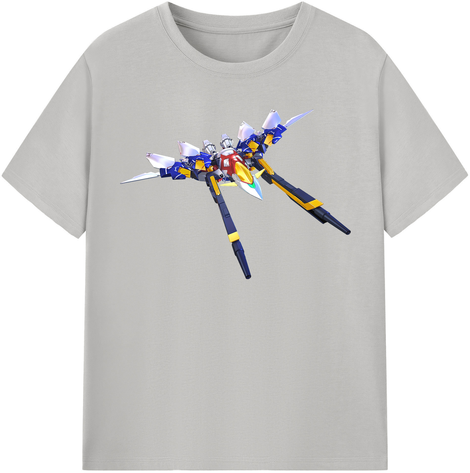 （画像用） 機動戦士ガンダム Mobile Suit Gundam レディースカジュアルプリントTシャツ（綿100％）