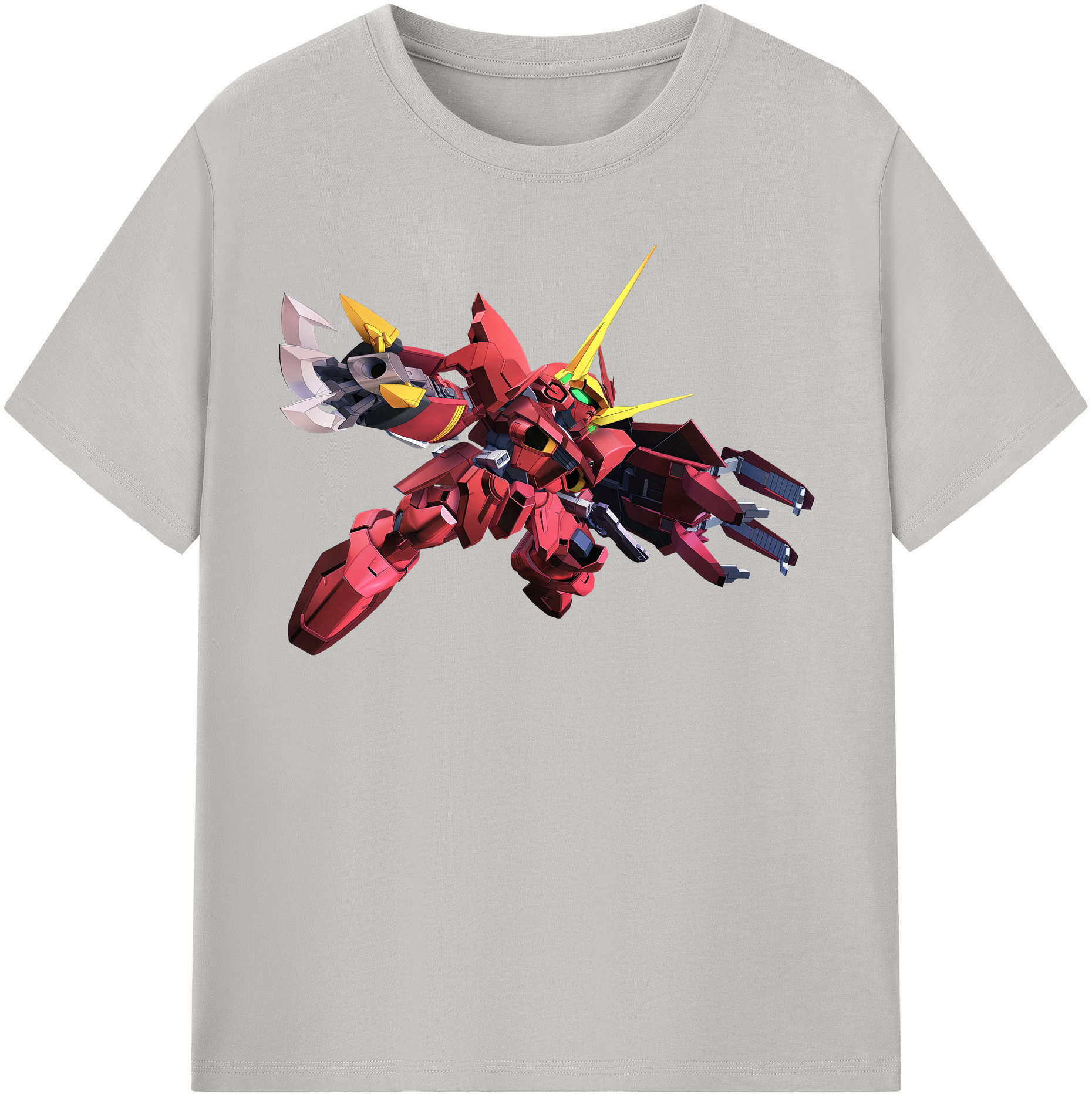 （画像用） 機動戦士ガンダム Mobile Suit Gundam レディースカジュアルプリントTシャツ（綿100％）